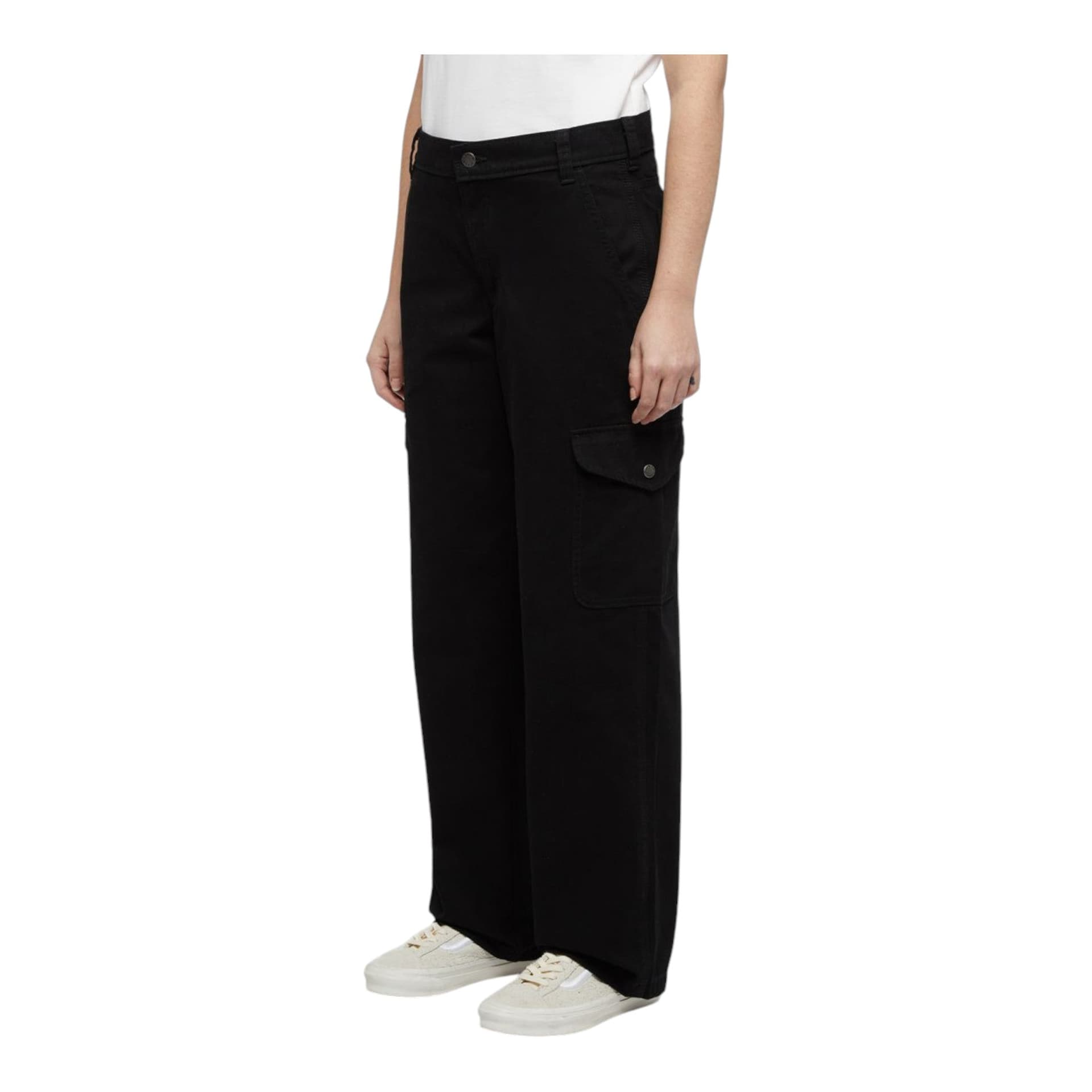 DICKIES pantalone donna dickies duck canvas cargo w - black - 2