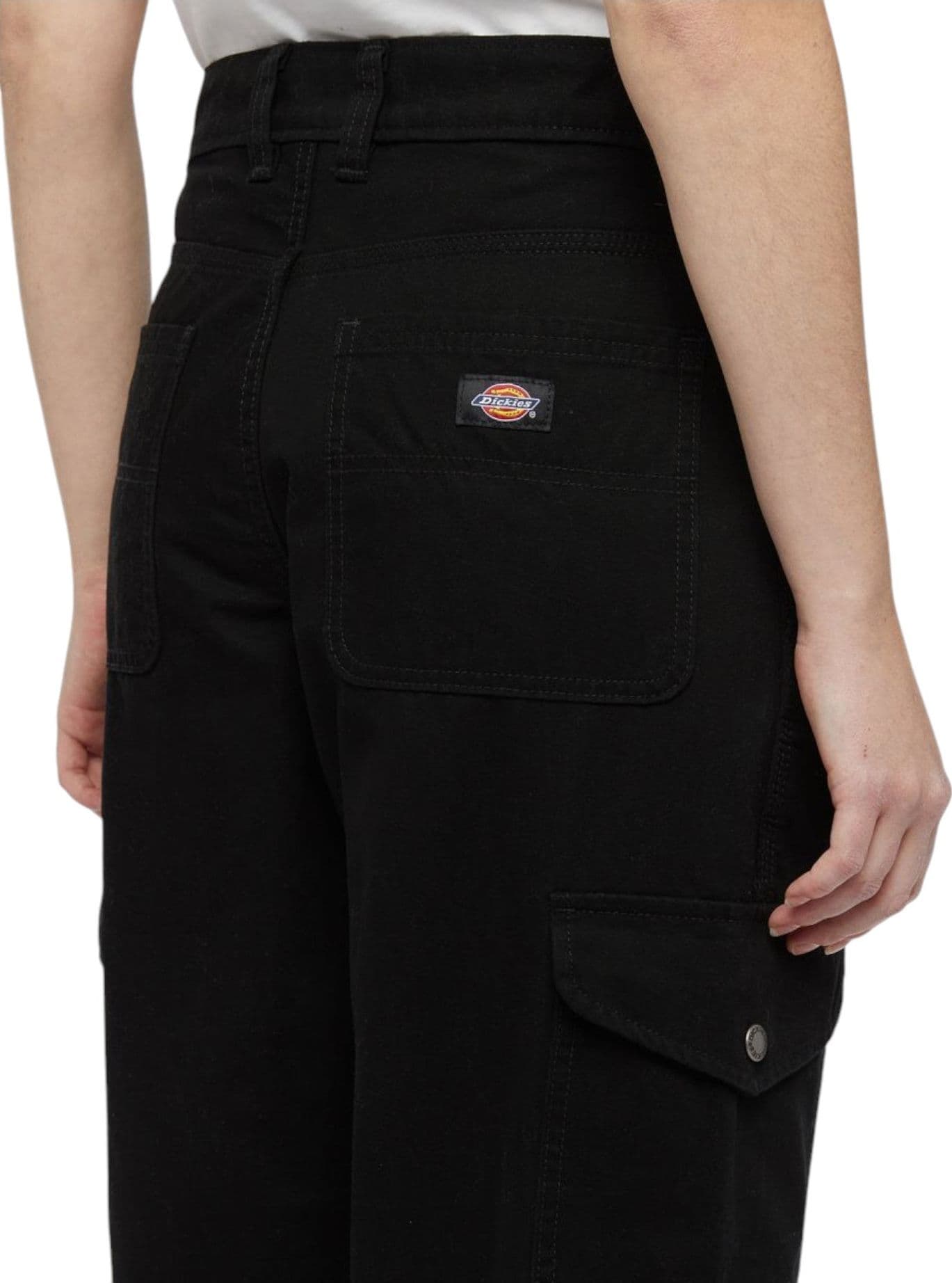 DICKIES pantalone donna dickies duck canvas cargo w - black - 5
