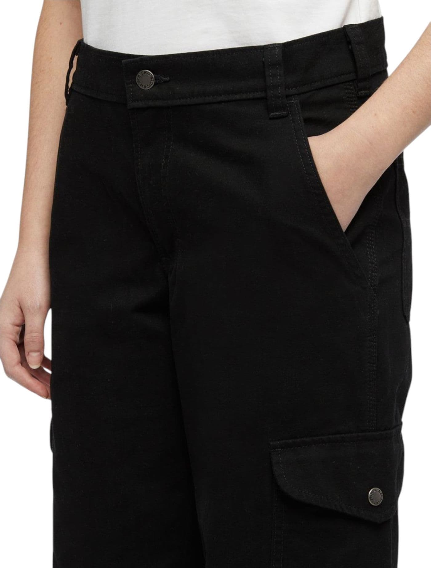DICKIES pantalone donna dickies duck canvas cargo w - black - 6