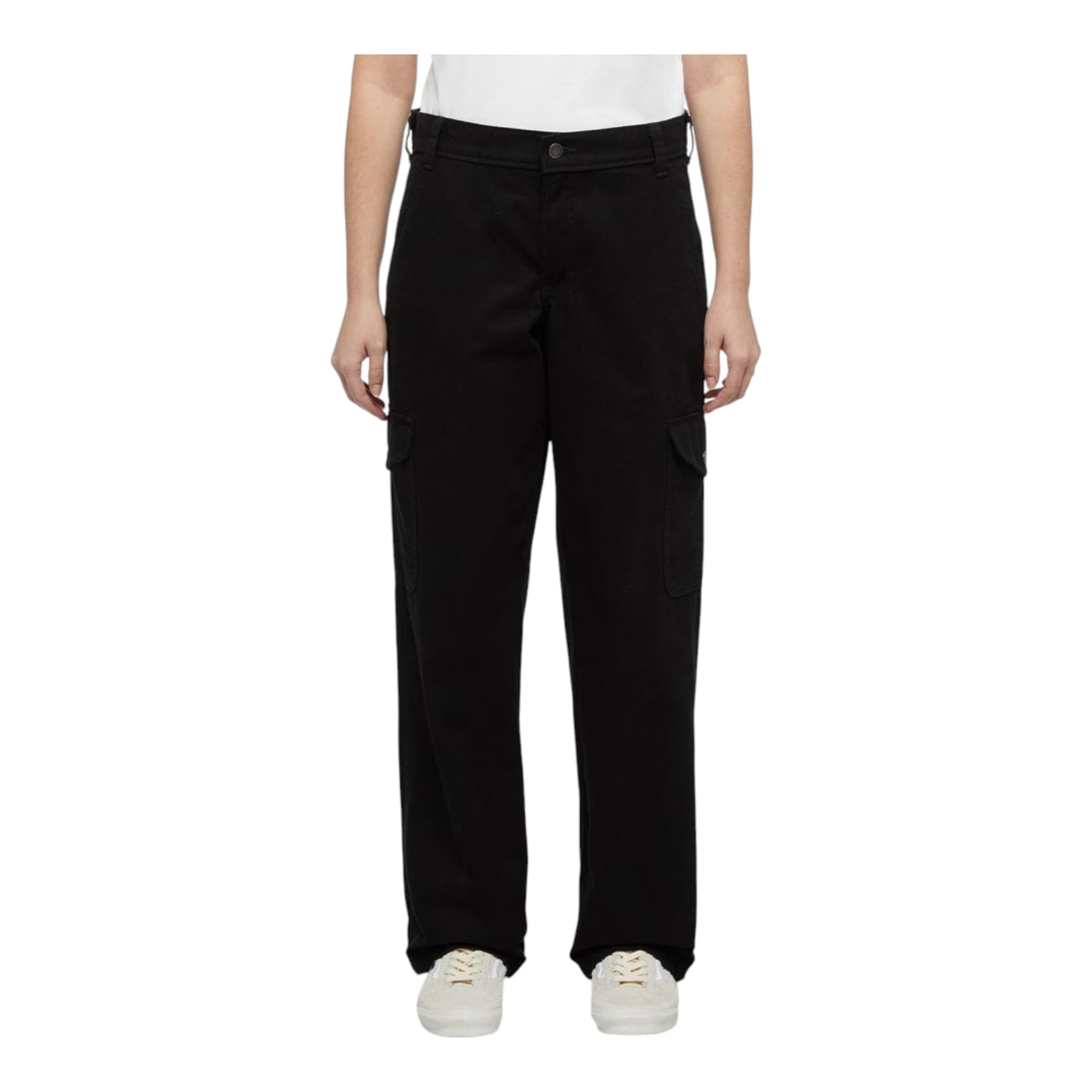 DICKIES pantalone donna dickies duck canvas cargo w - black - 10