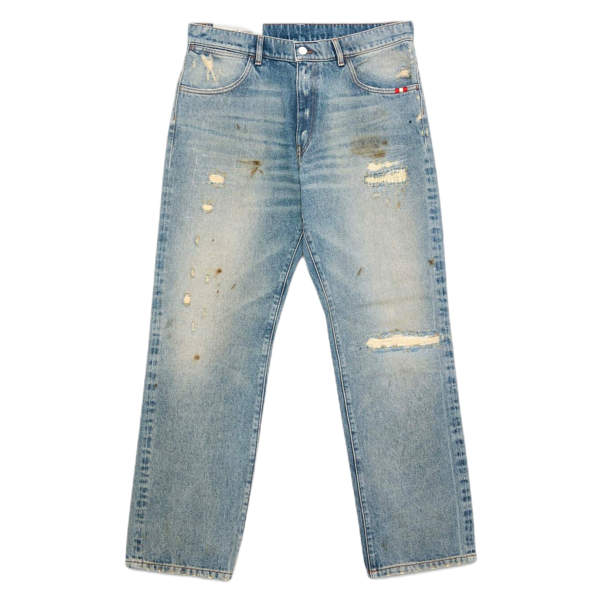 AMISH jeans amish james denim - kurt wash denim - 3