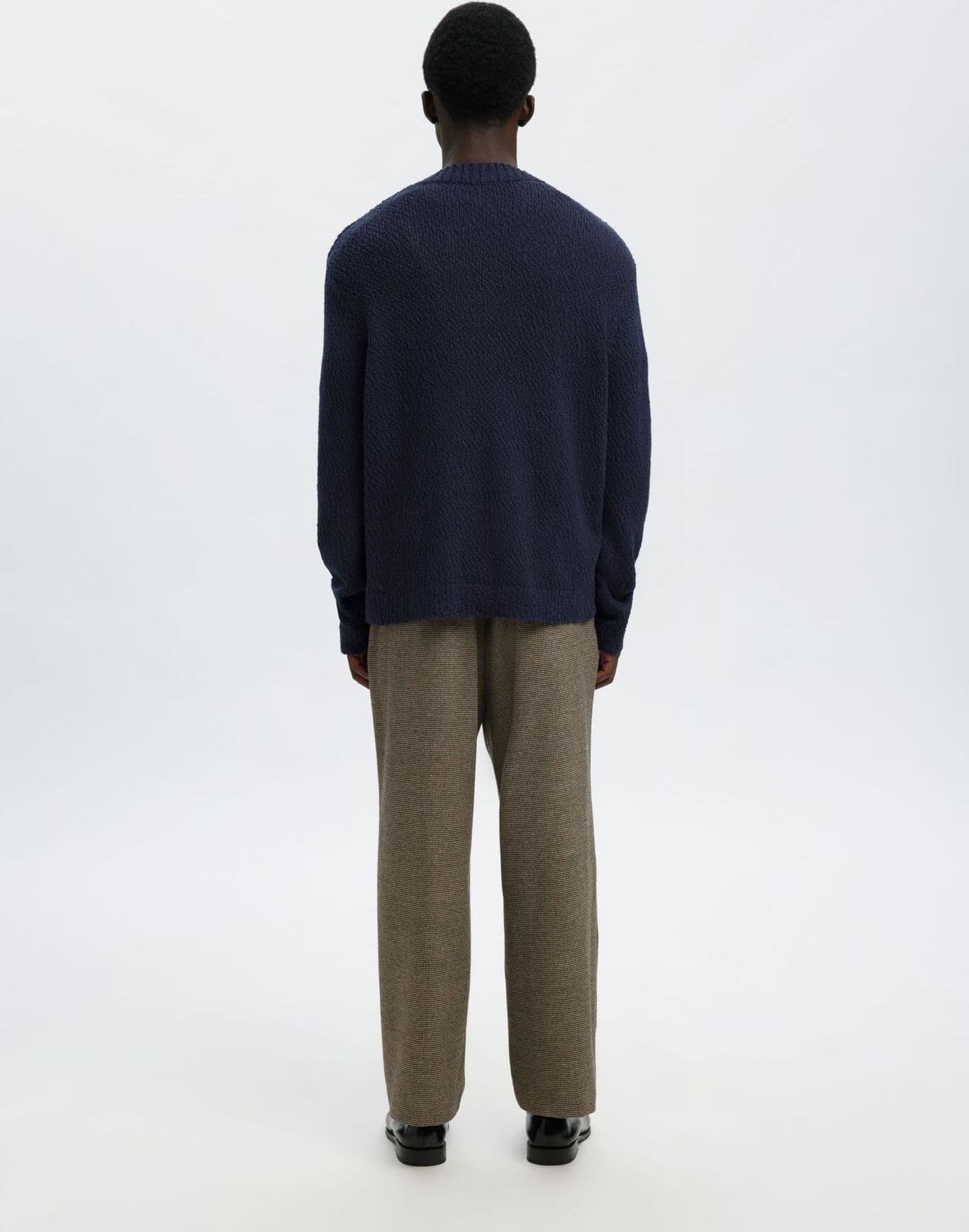 SELECTED Magliaa scollo V Uomo Selected SLHANGUS LS KNIT RELAXED - 3