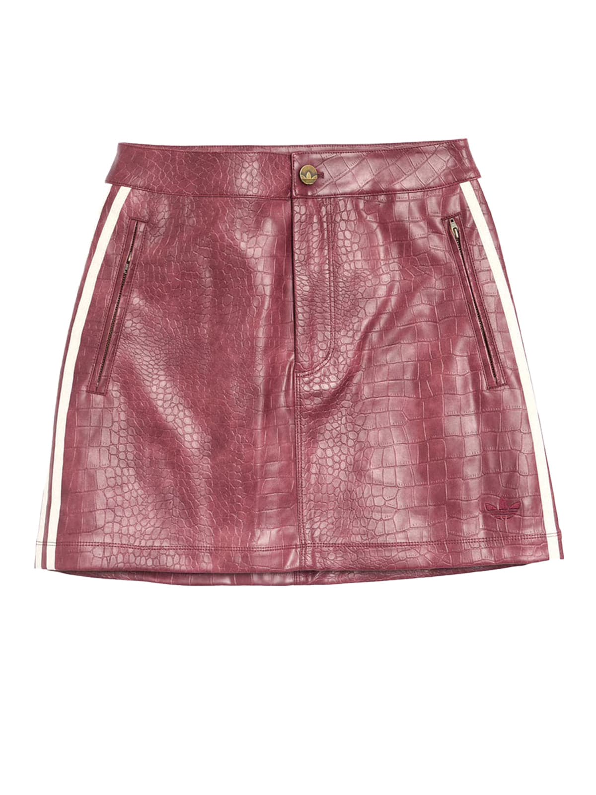 ADIDAS ORIGINALS Adidas Originals - Gonna Mini Coccodrillo Rossa da Donna - 5