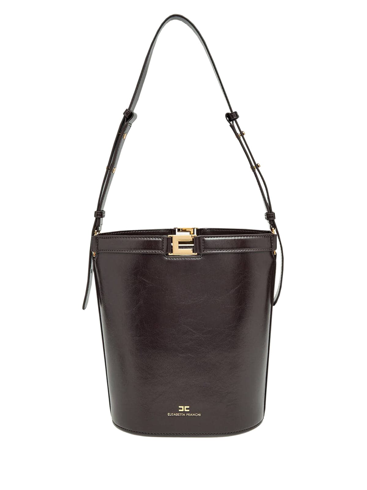 ELISABETTA FRANCHI Elisabetta Franchi - Borsa a Tracolla Marrone da Donna