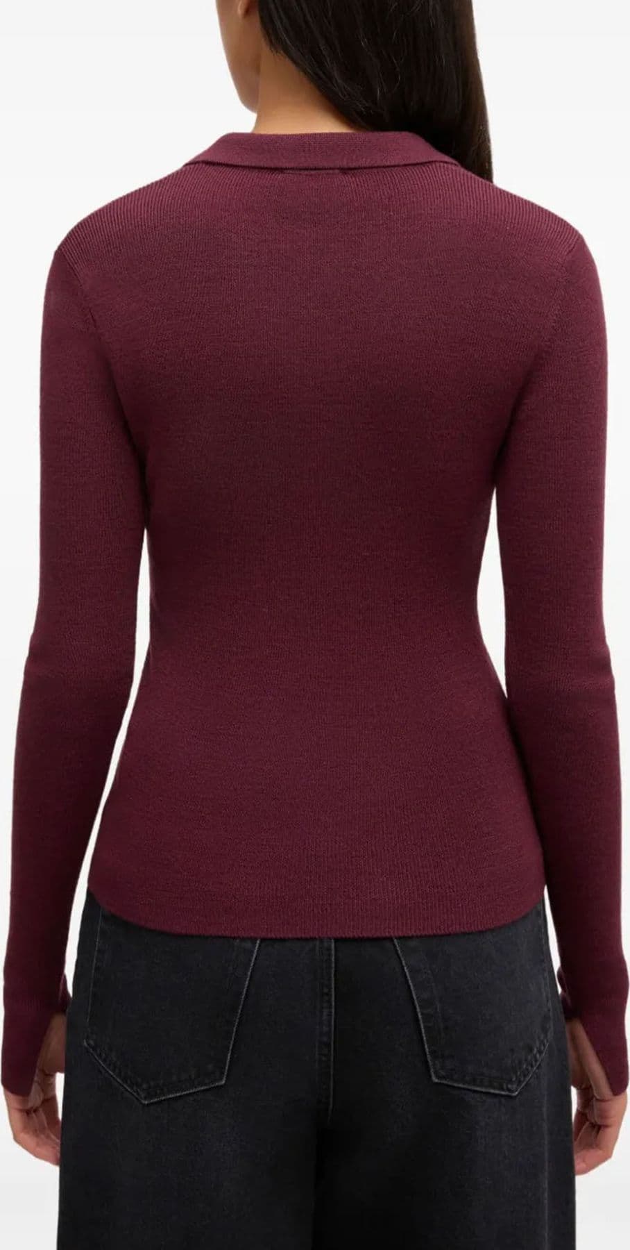 GANNI  T-shirt e Polo Bordeaux - 4