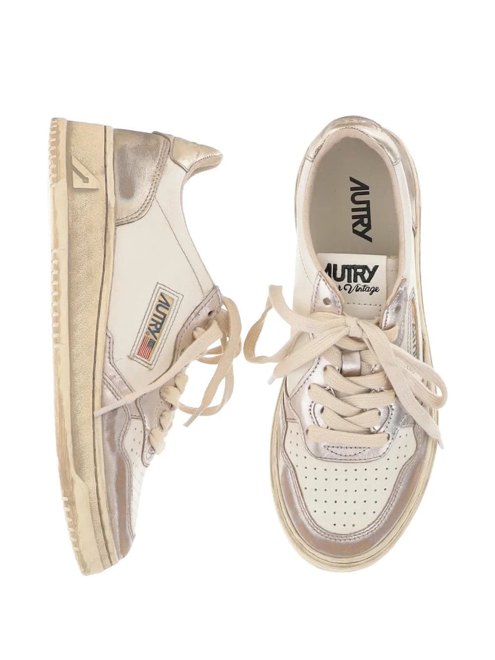 AUTRY Autry - Sneakers Sup Vintage Low Oro da Donna - 3