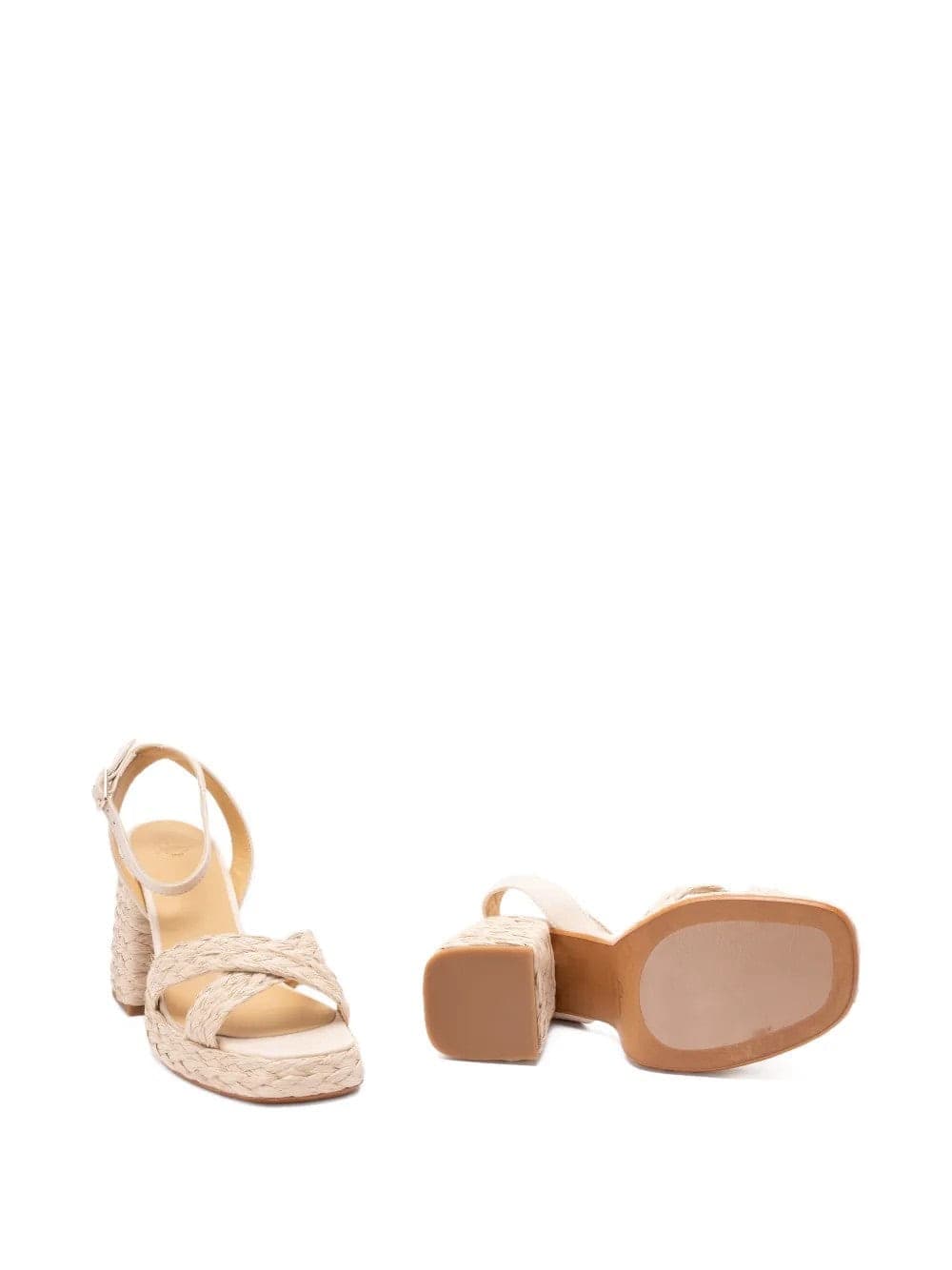 CASTANER Castaner - Sandali Intrecciati Tacco Beige da Donna - 3