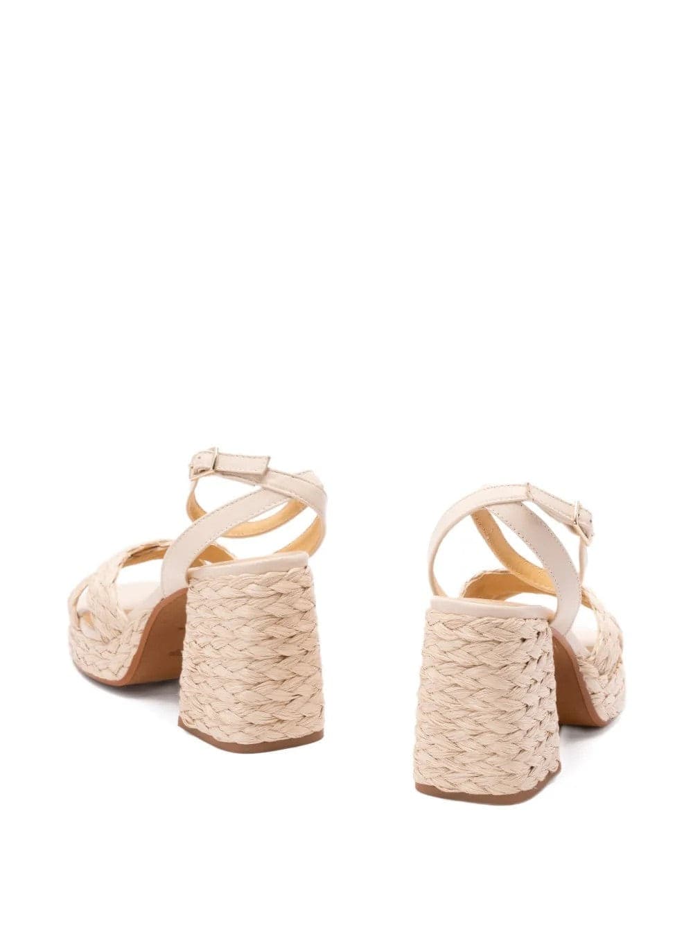CASTANER Castaner - Sandali Intrecciati Tacco Beige da Donna - 4