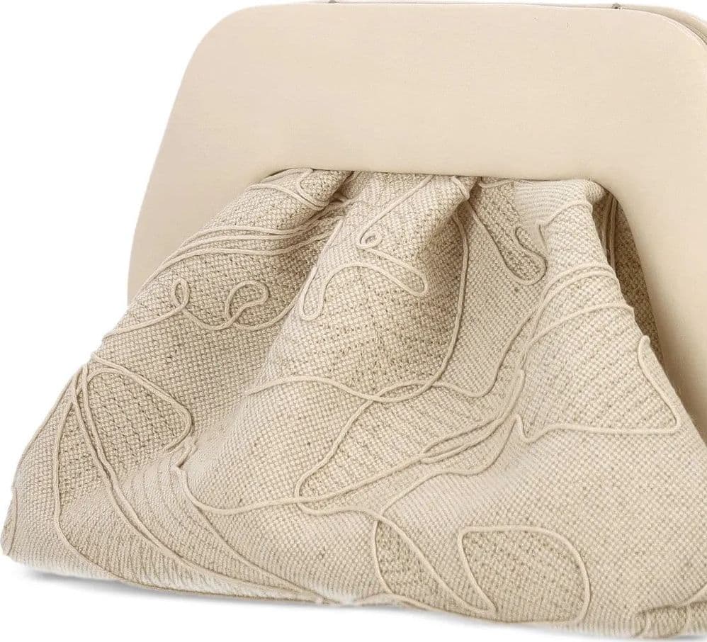 THEMOIRe Themoire - Borsa a Mano Beige da Donna - 4