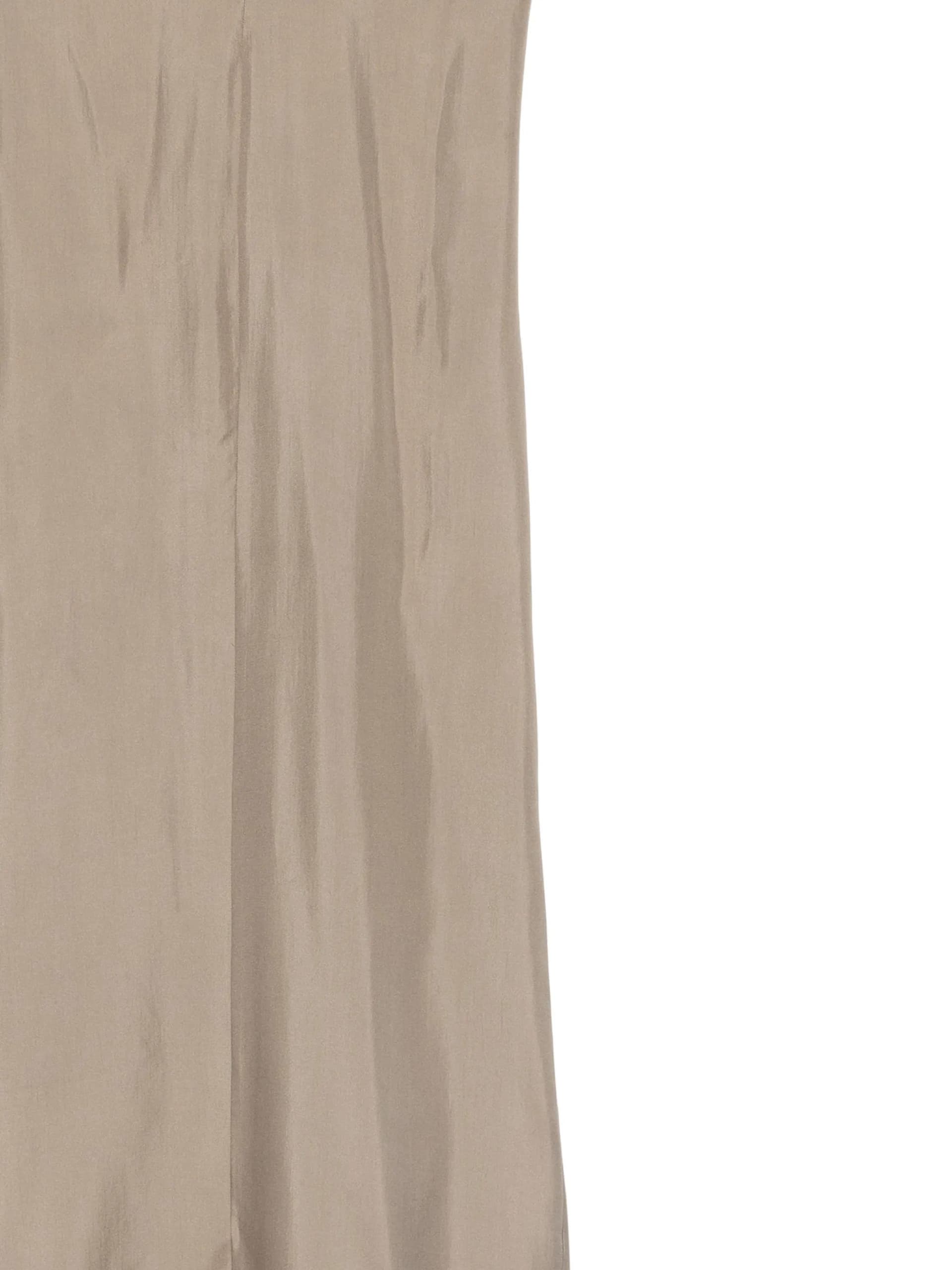 Alysi  - Vestito Maxi Dress Satin Beige da Donna - 3