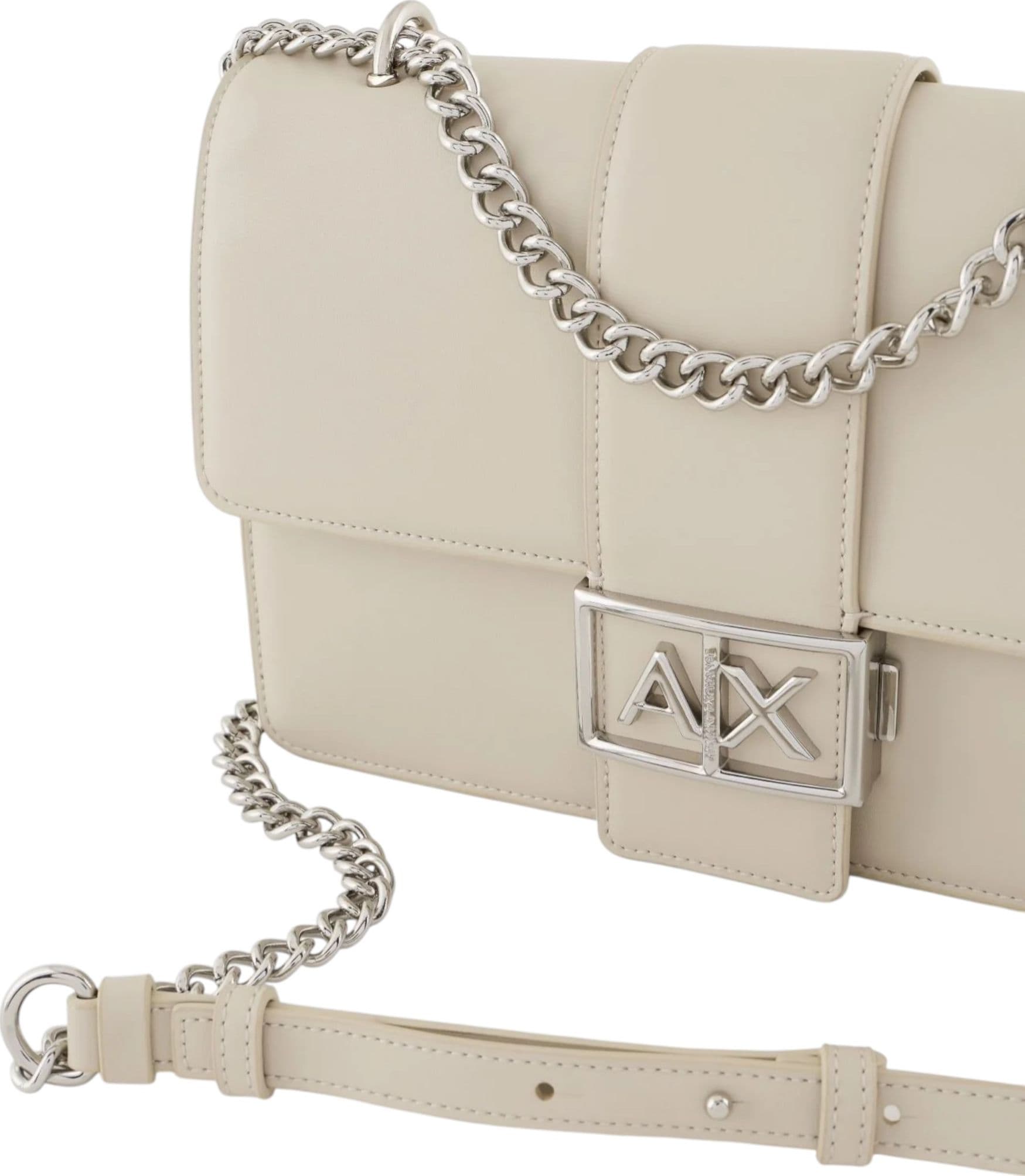 Armani Exchange Borsa Donna  XW000070AF12039-U0011 Bianco Sporco - 4