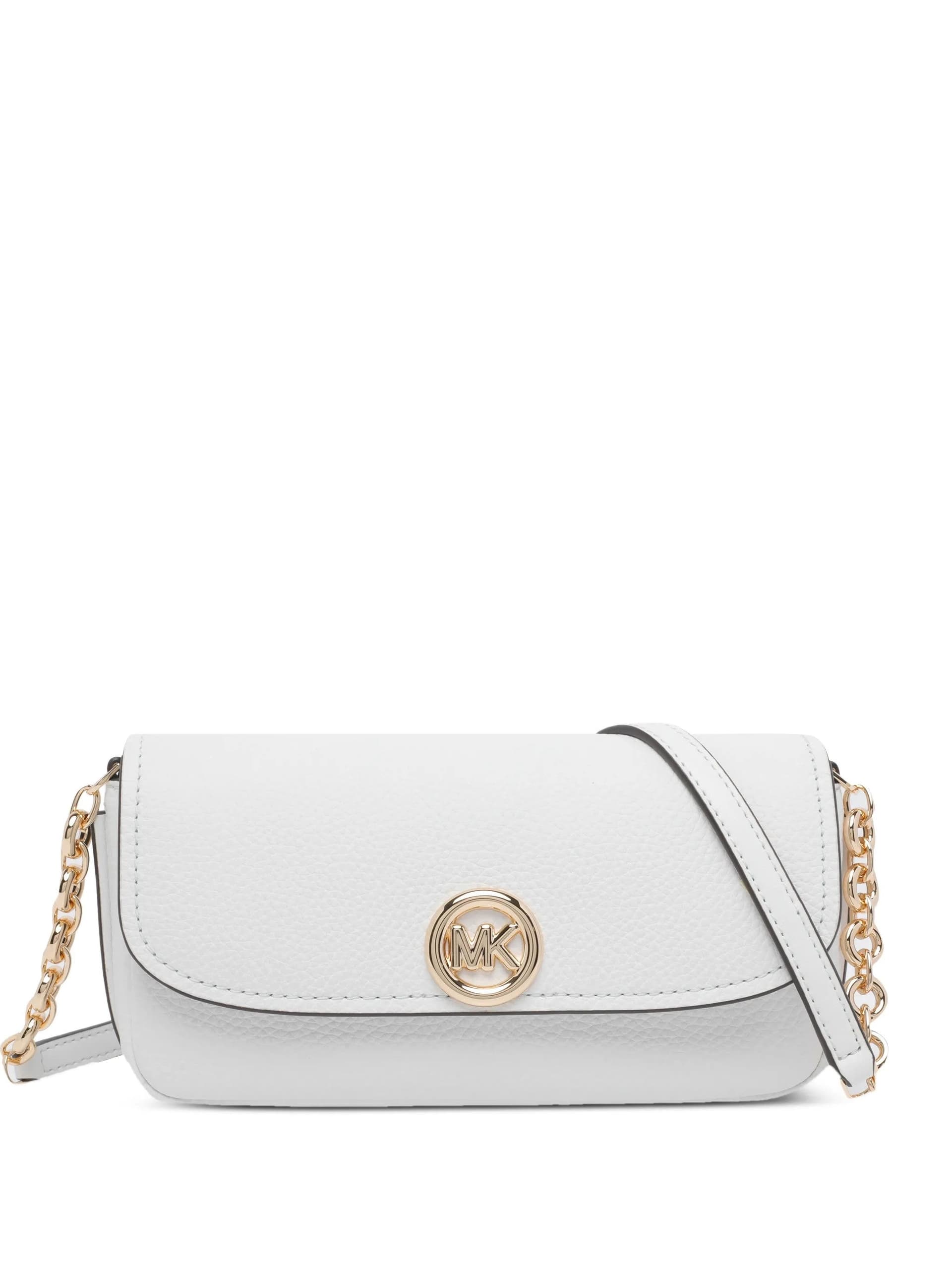 MICHAEL KORS Michael Kors - Borsa a Tracolla Sm Flap Bianca da Donna - 5