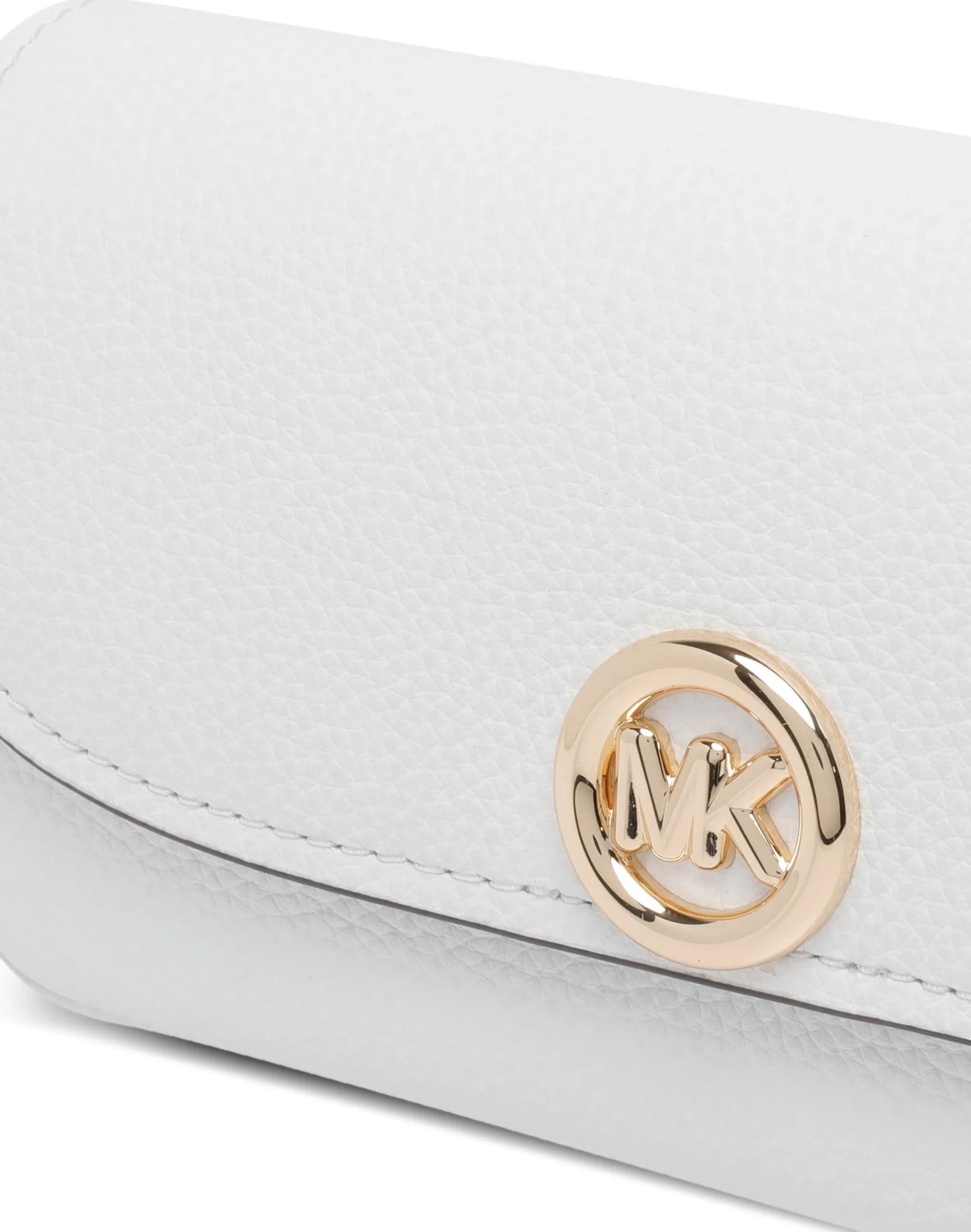 MICHAEL KORS Michael Kors - Borsa a Tracolla Sm Flap Bianca da Donna - 4