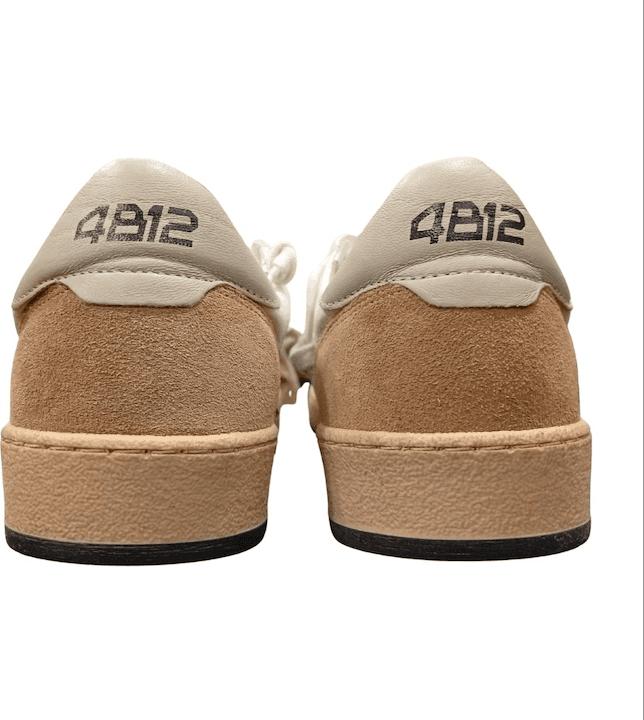 4B12 Sneakers In Pelle Uomo  Playnew Beige Ice - 3