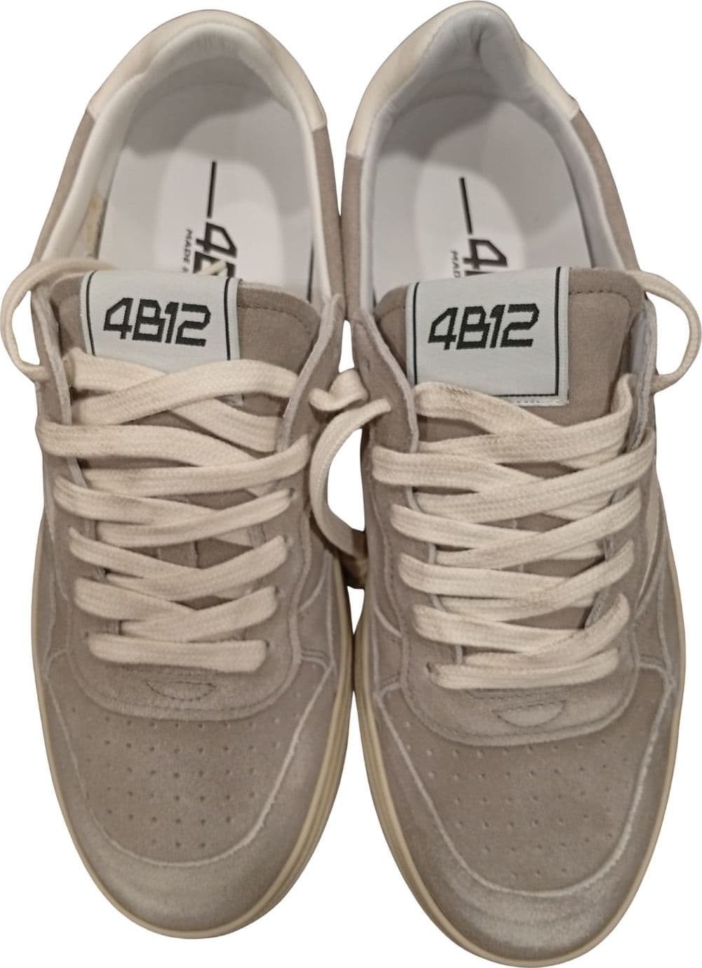4B12 Sneakers In Pelle Uomo  Hyper Stone - 3