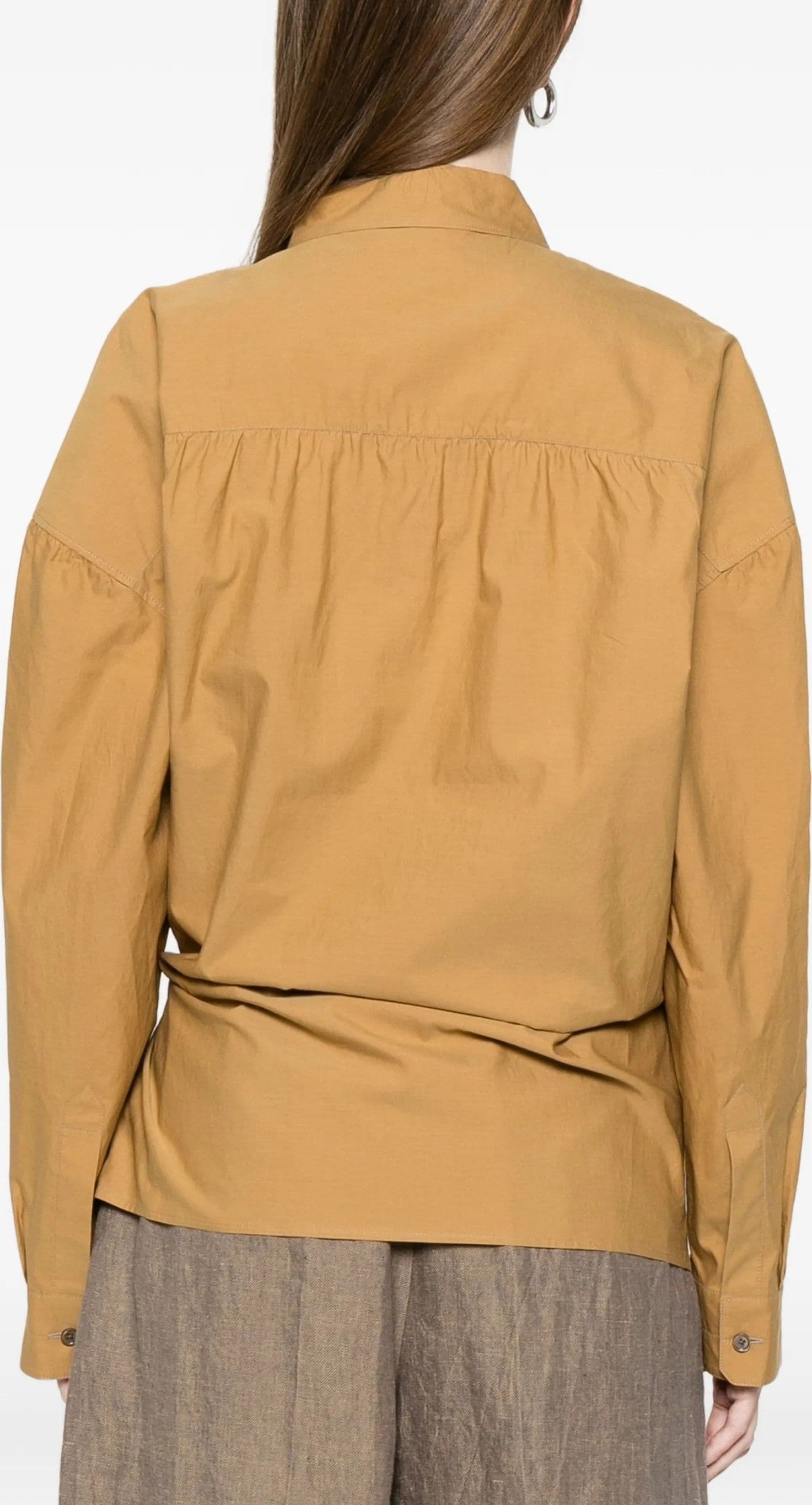 LEMAIRE Lemaire - Camicia Marrone e Nera da Donna - 3