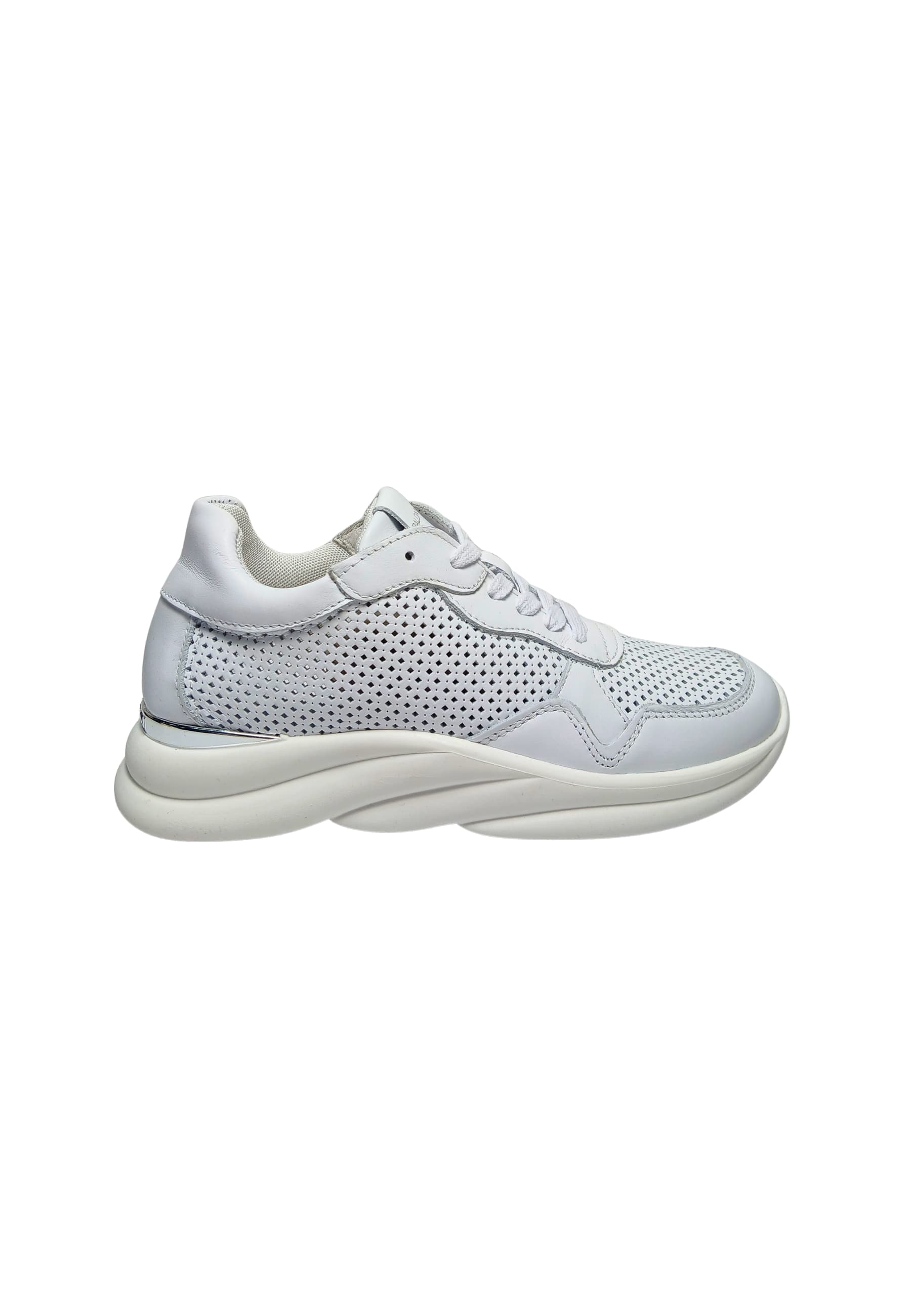 BALDININI SHOES D5F414T1VIF09000 Baldinini shoes Donna Pelle Bianco - 7