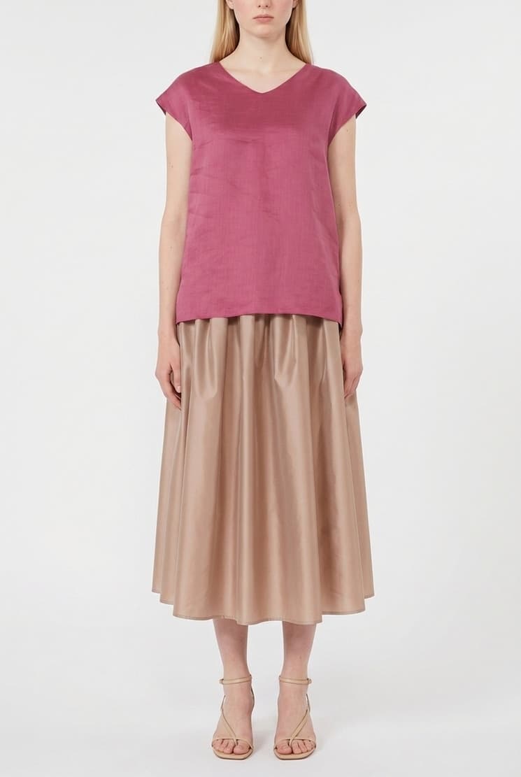 S Max Mara  Top Ciclamino - 5