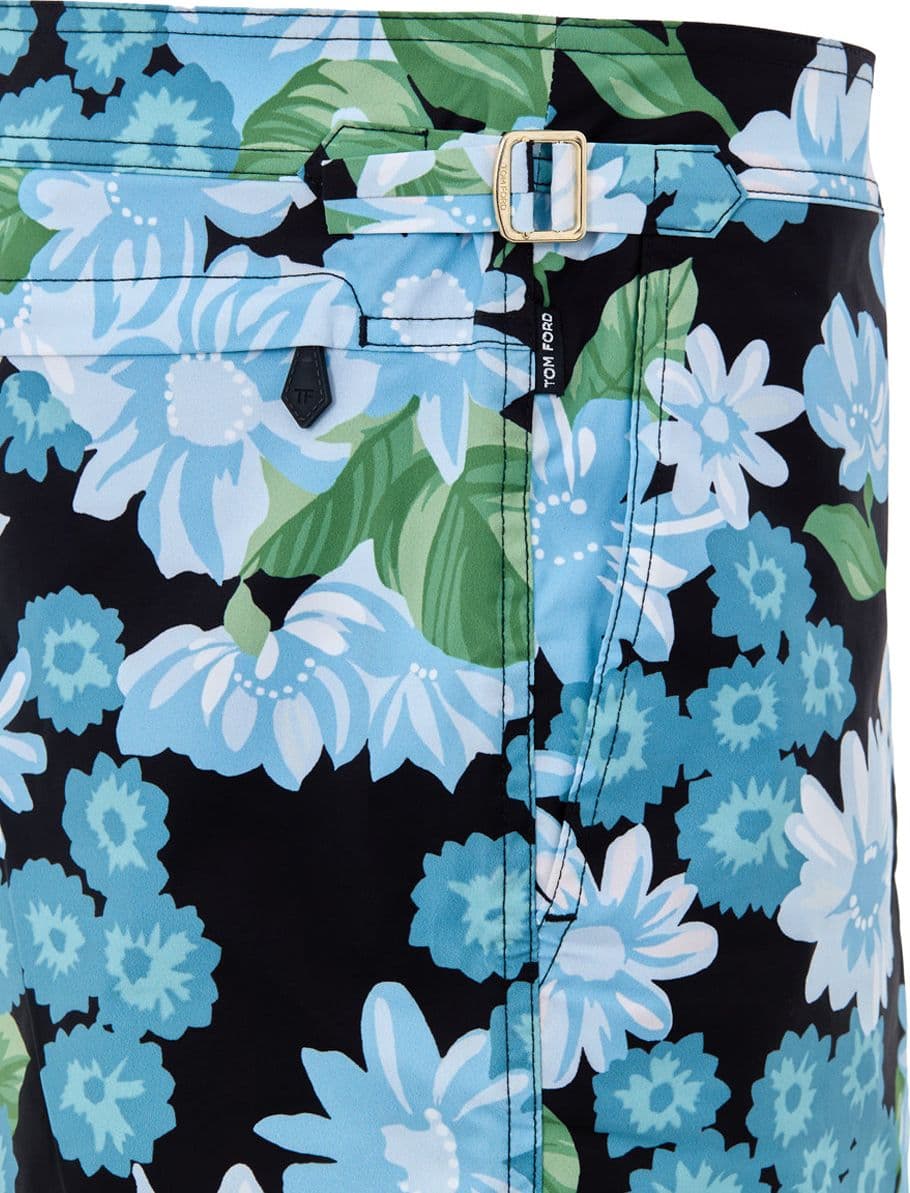 Tom Ford Costume Boxer con Stampa Fiori - 5