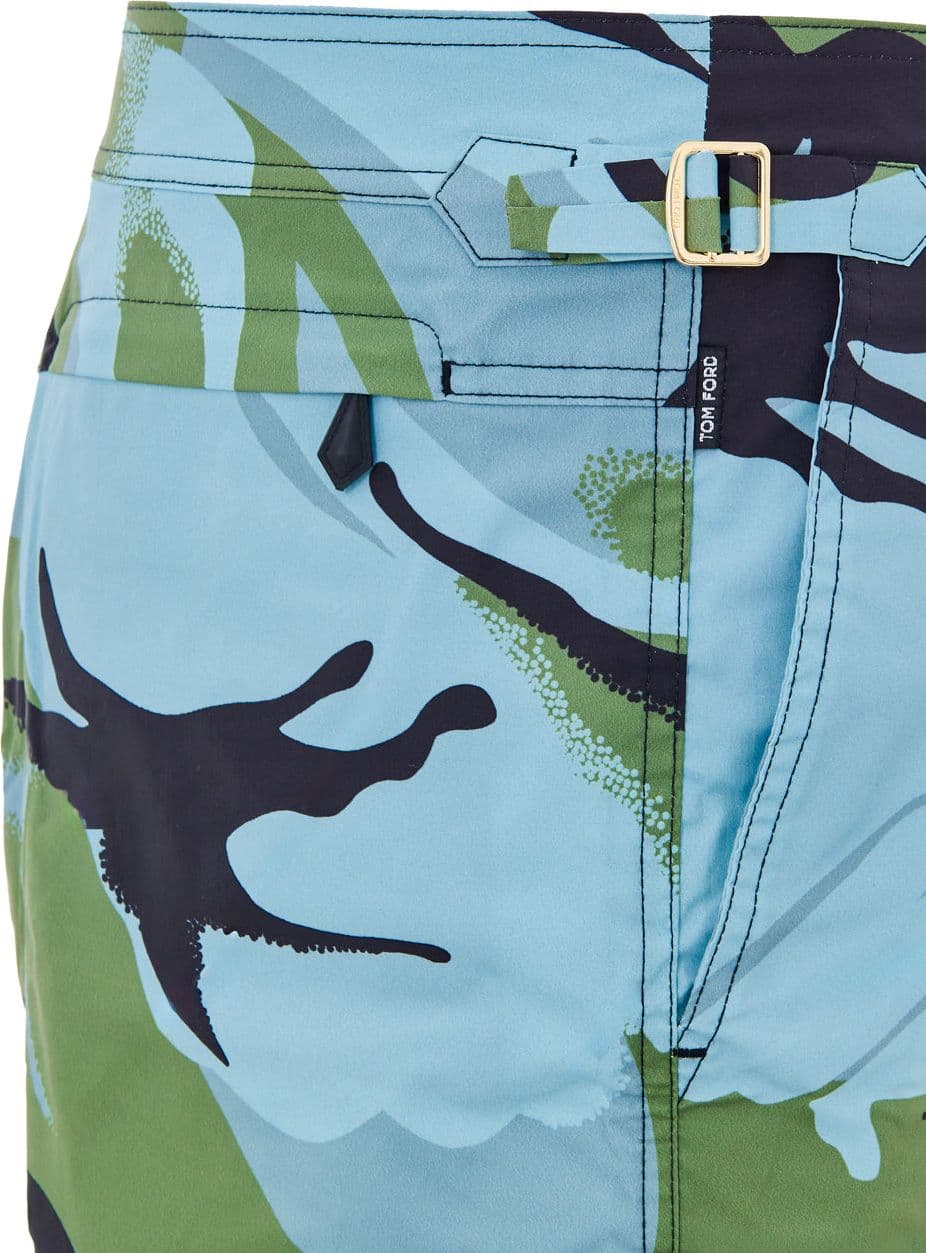 Tom Ford Costume Boxer con Stampa Mimetica - 4