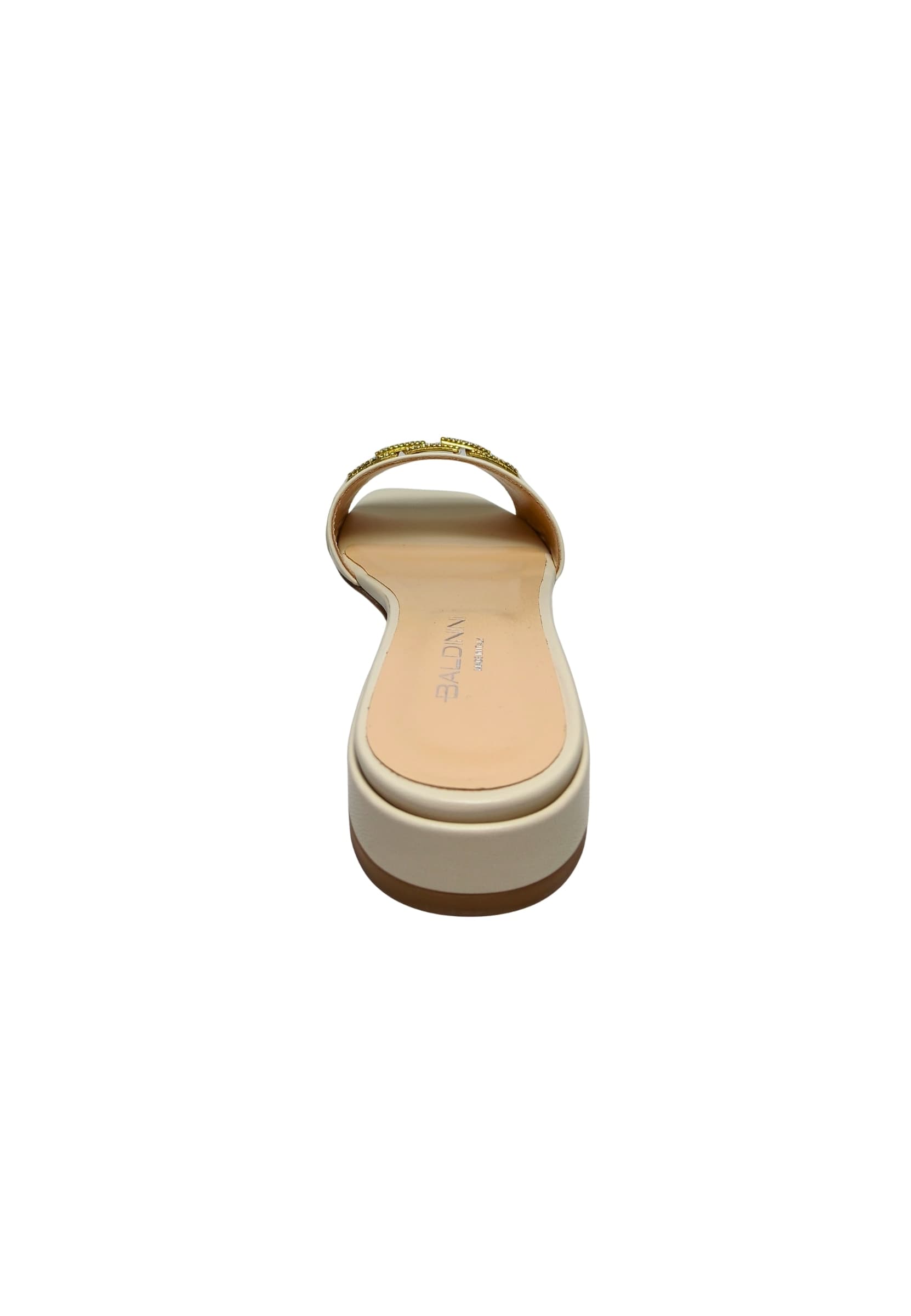BALDININI SHOES D5F102P2NAPP0030 Baldinini shoes Donna Nappa Bianco Sporco - 4