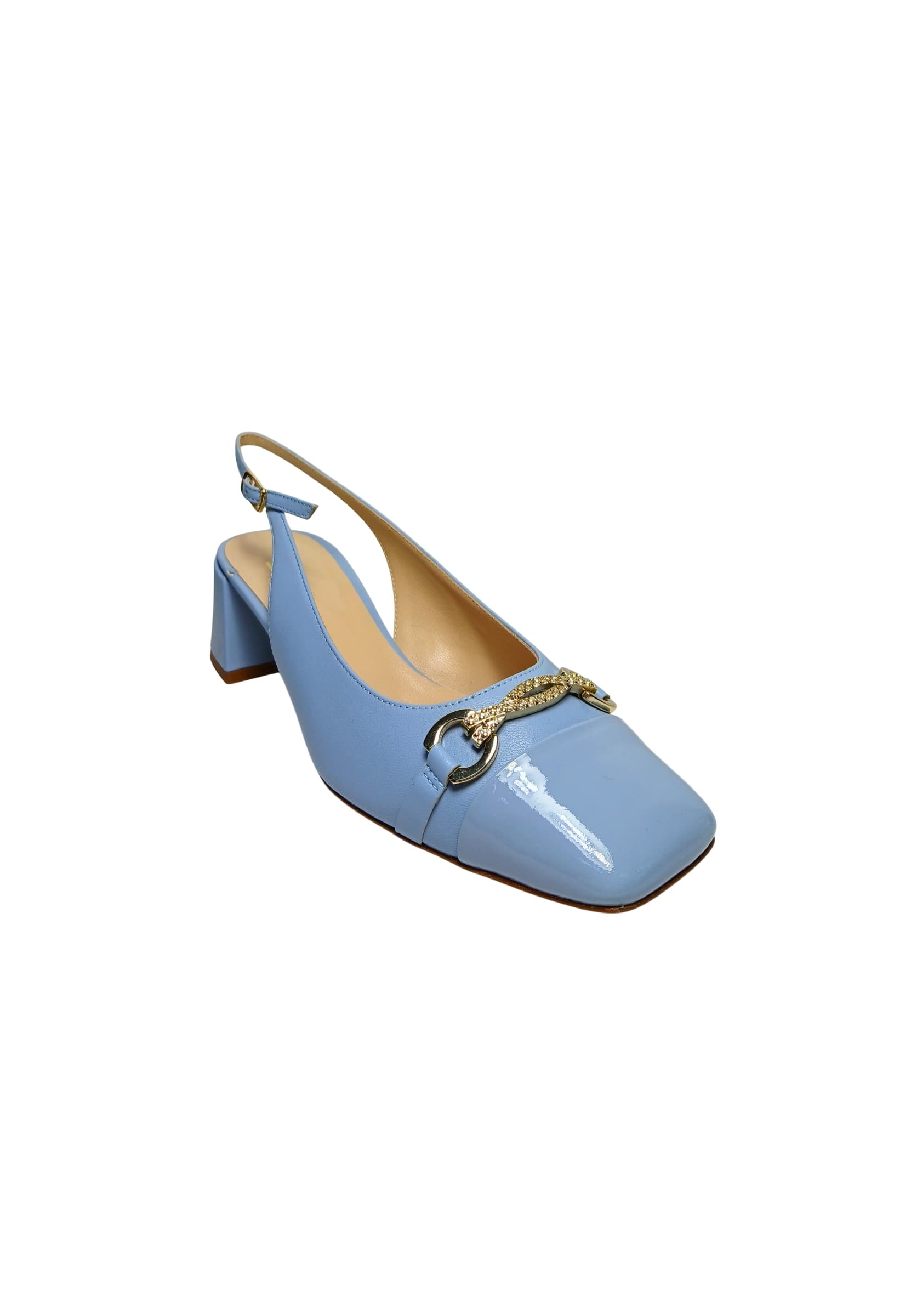 BALDININI SHOES D5F206P4VENA1025 Baldinini shoes Donna Nappa Azzurro - 5