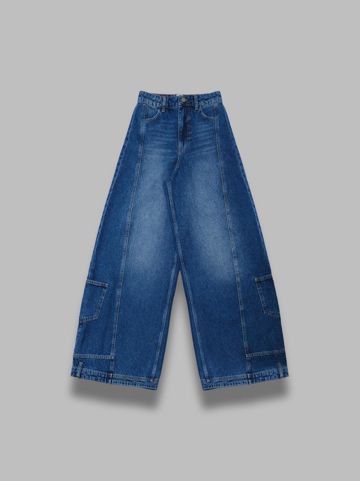 ESSENTIEL ANTWERP jelaba patchwork jeans