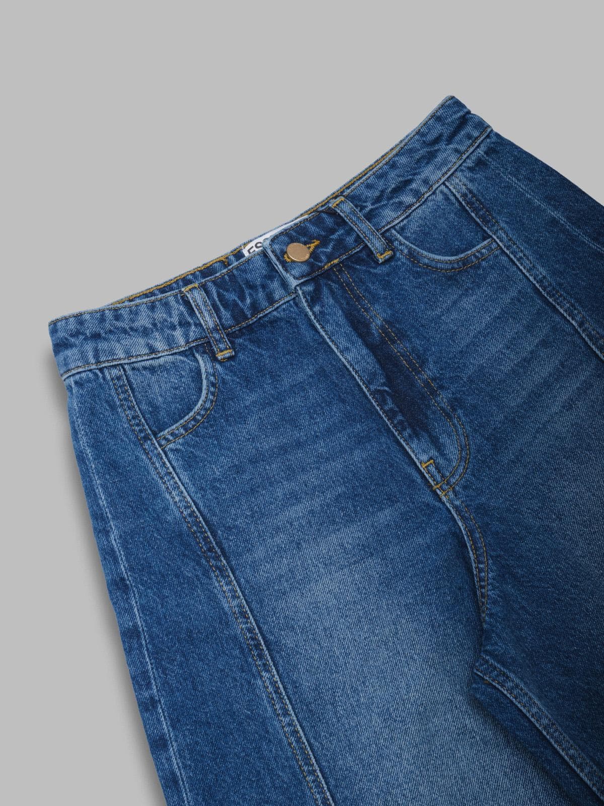 ESSENTIEL ANTWERP jelaba patchwork jeans - 4