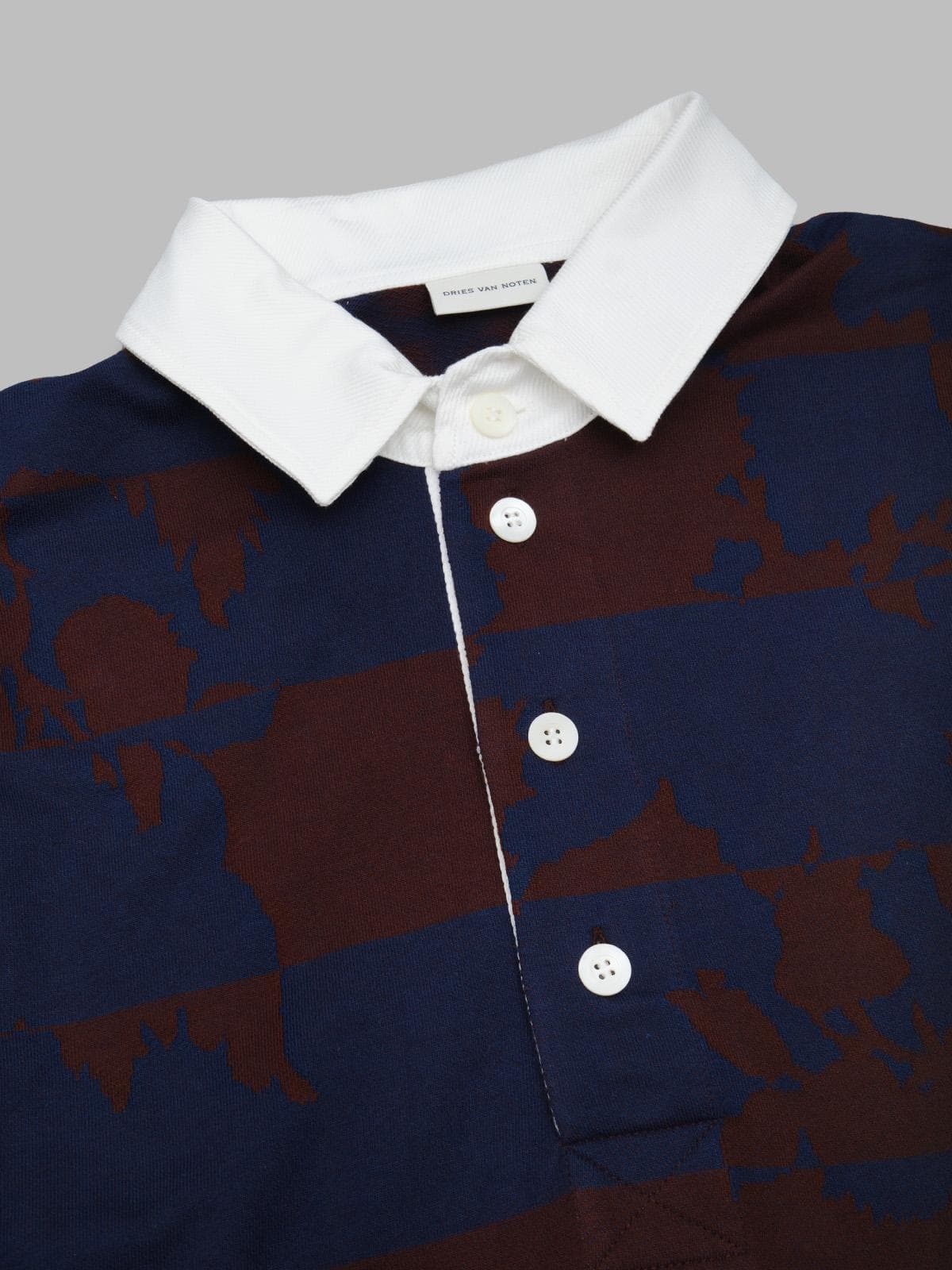 DRIES VAN NOTEN hucho longsleeve polo - 3