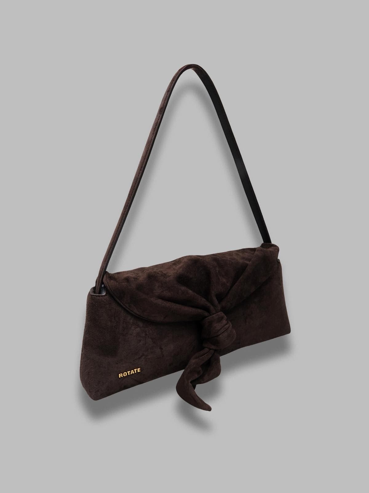 ROTATE suede knot scarf bag - 2