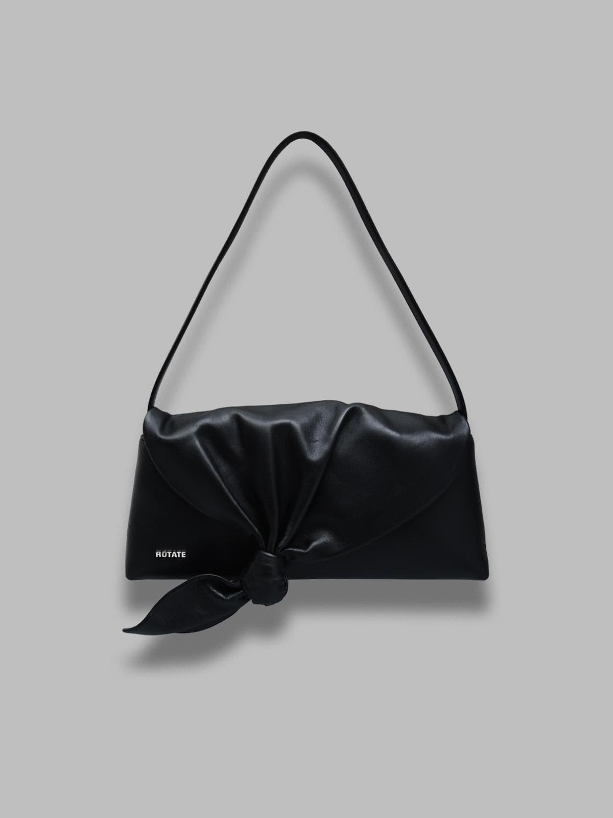 ROTATE leather knot scarf bag