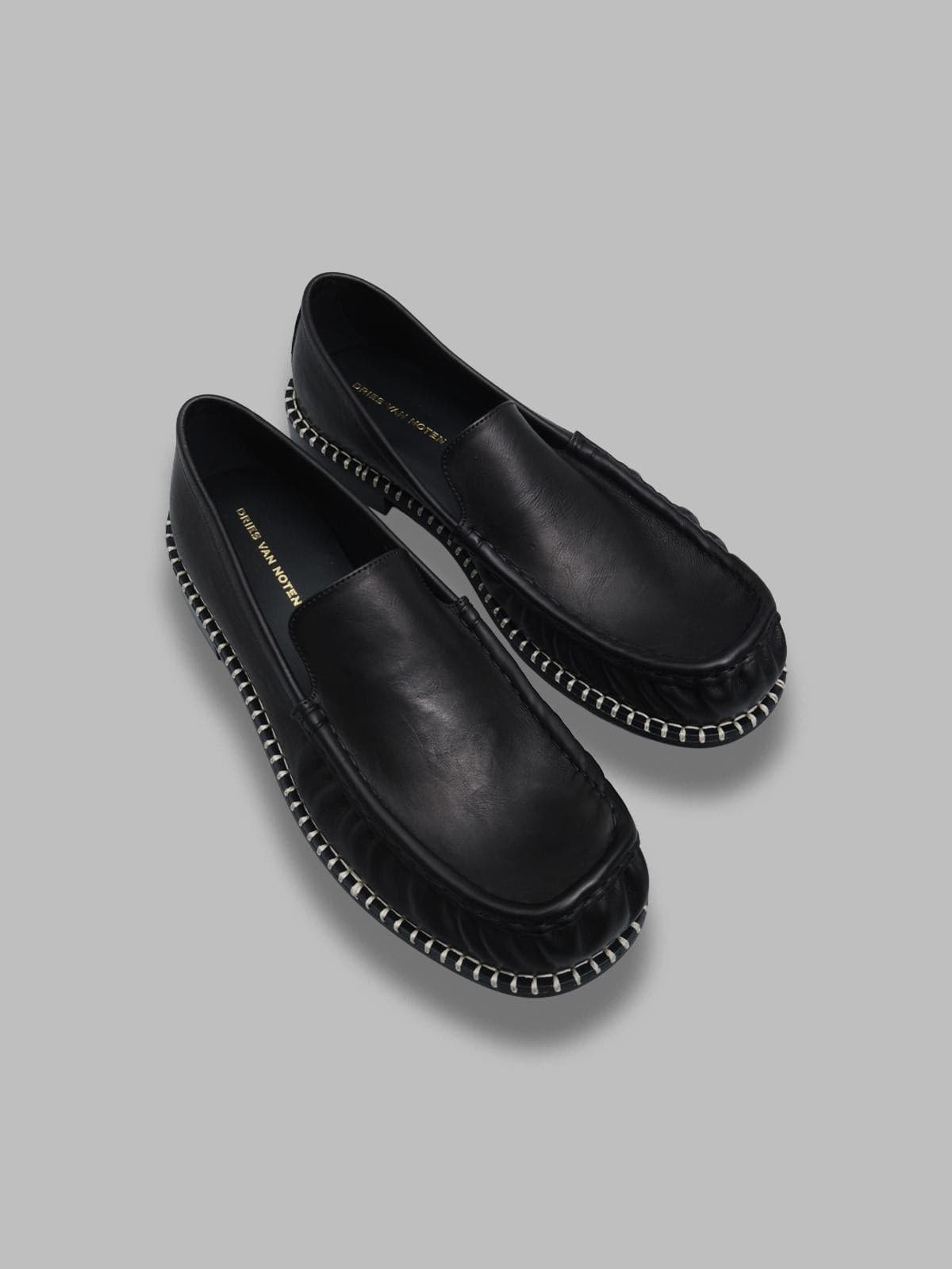 DRIES VAN NOTEN leather loafers - 2