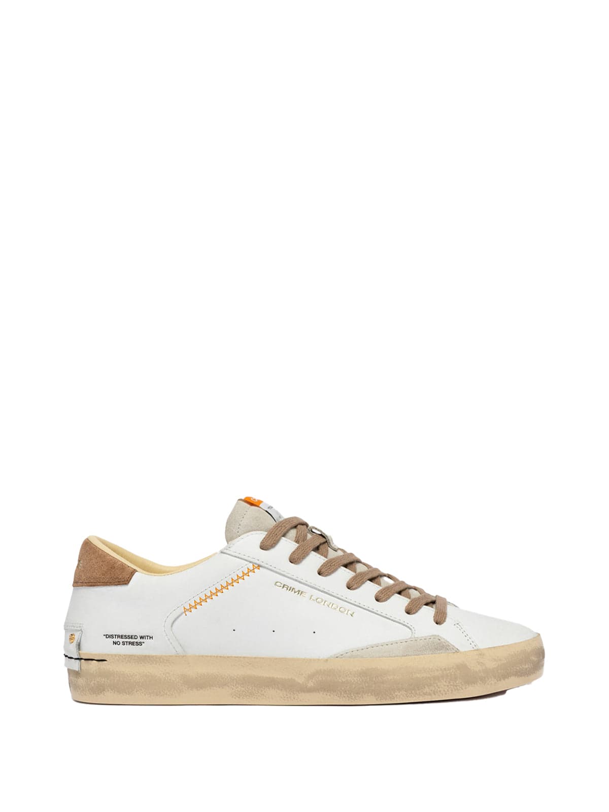 Crime London  - Sneakers Bianche da Uomo - 4