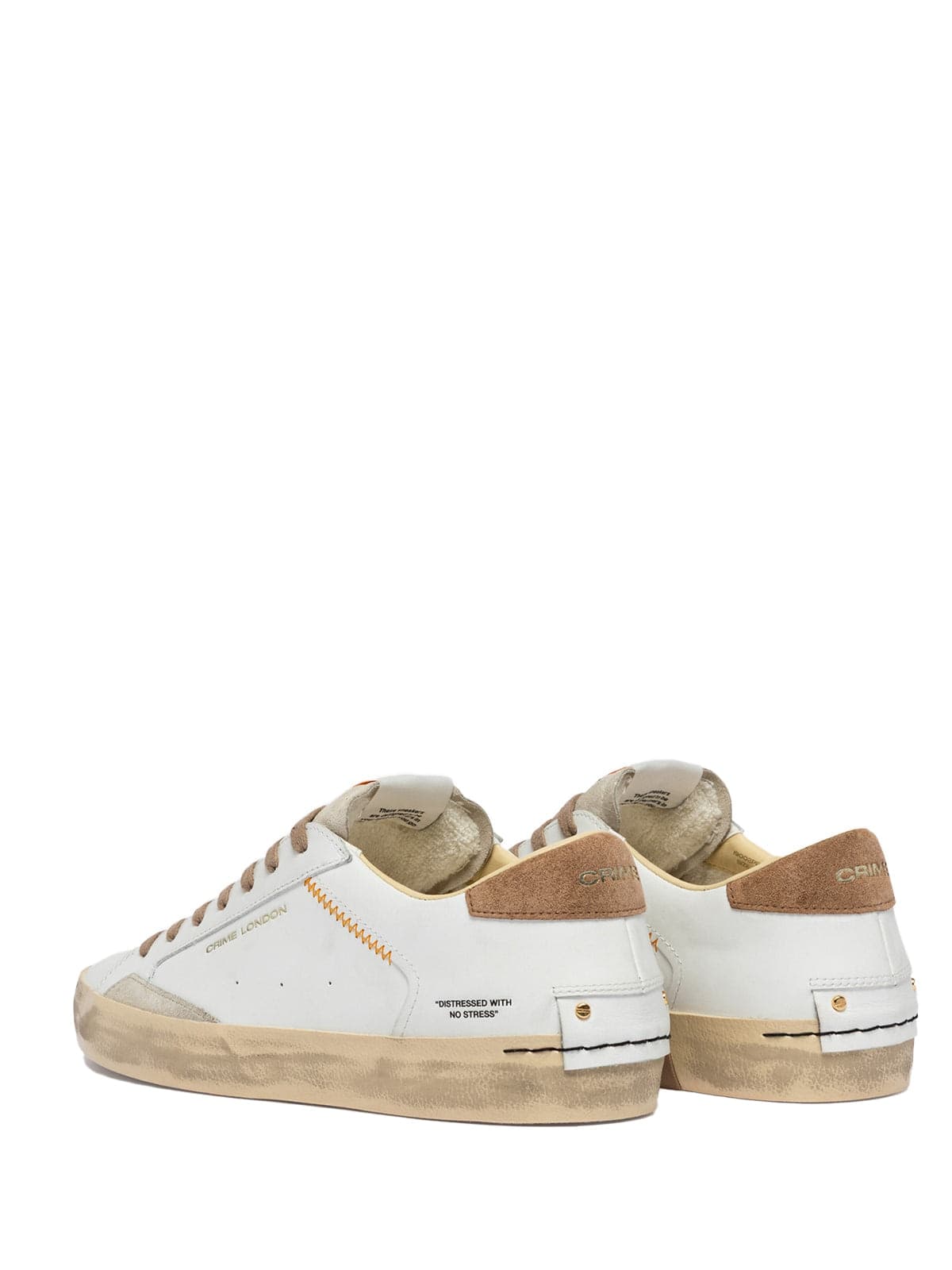 Crime London  - Sneakers Bianche da Uomo - 3