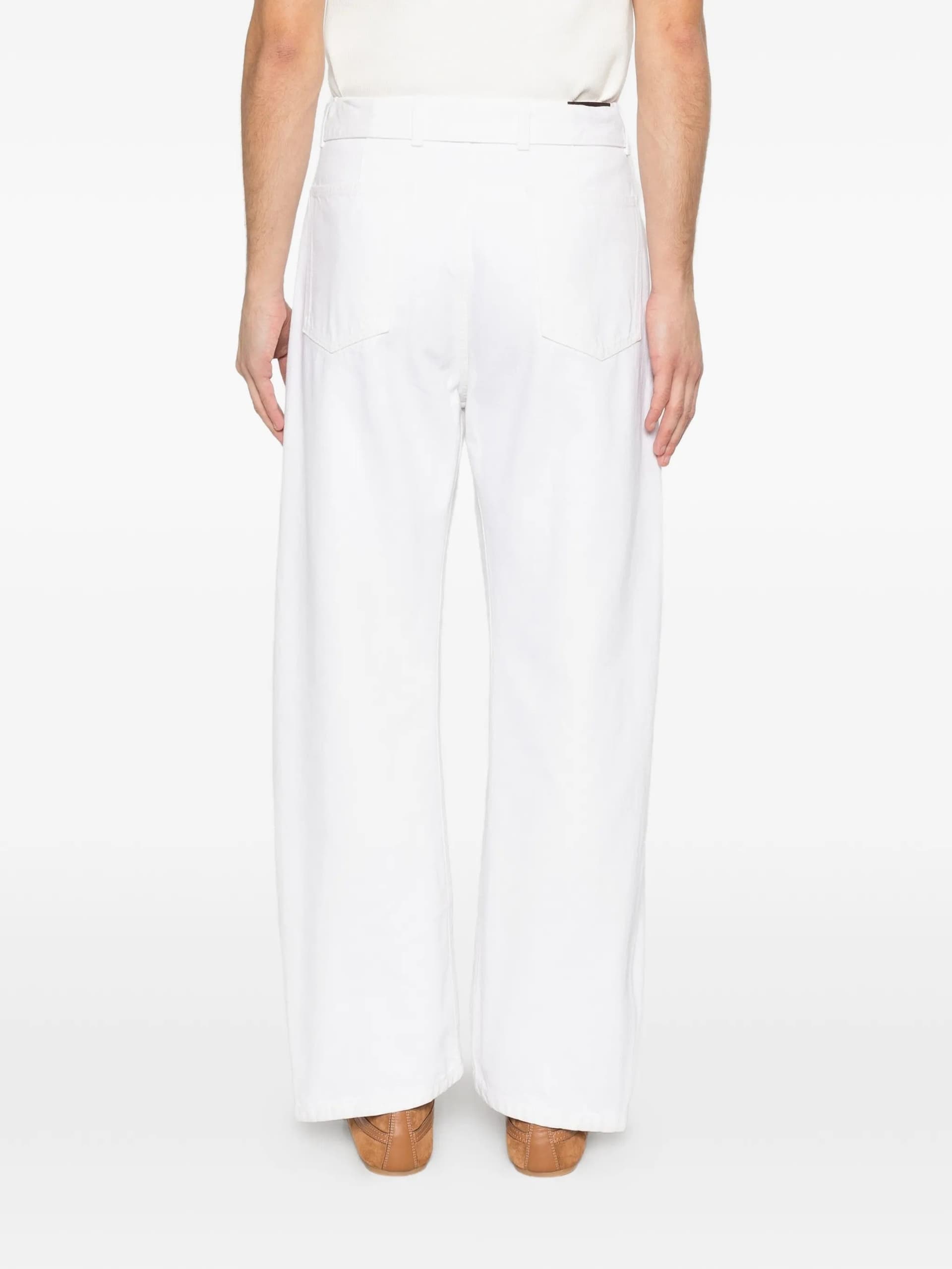 LEMAIRE Lemaire - Pantaloni Bianchi da Donna - 3