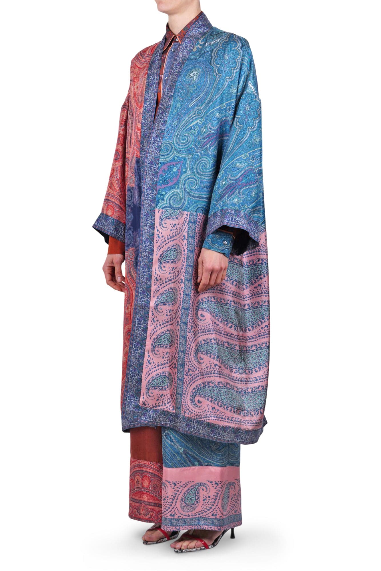 PIERRE-LOUIS MASCIA Pierre-Louis Mascia - Kimono - 470087 - Rosso/Blu - 4