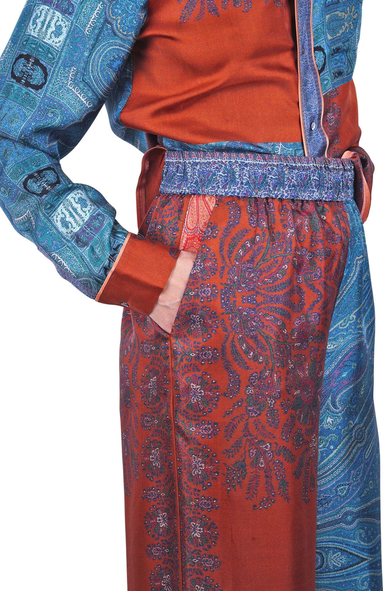 PIERRE-LOUIS MASCIA Pierre-Louis Mascia - Pantalone - 470088 - Blu/Ruggine - 6