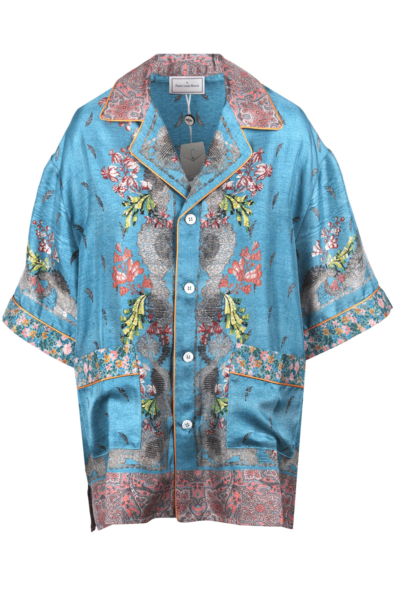 PIERRE-LOUIS MASCIA Pierre-Louis Mascia - Camicia - 470094 - Fantasia Turchese - 7