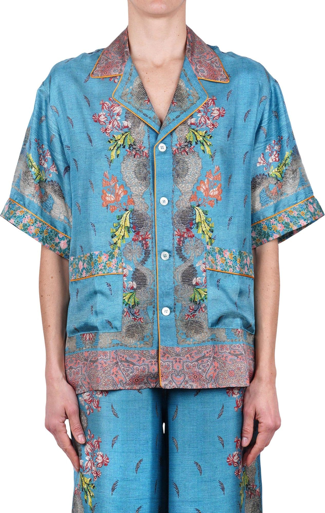 PIERRE-LOUIS MASCIA Pierre-Louis Mascia - Camicia - 470094 - Fantasia Turchese - 3