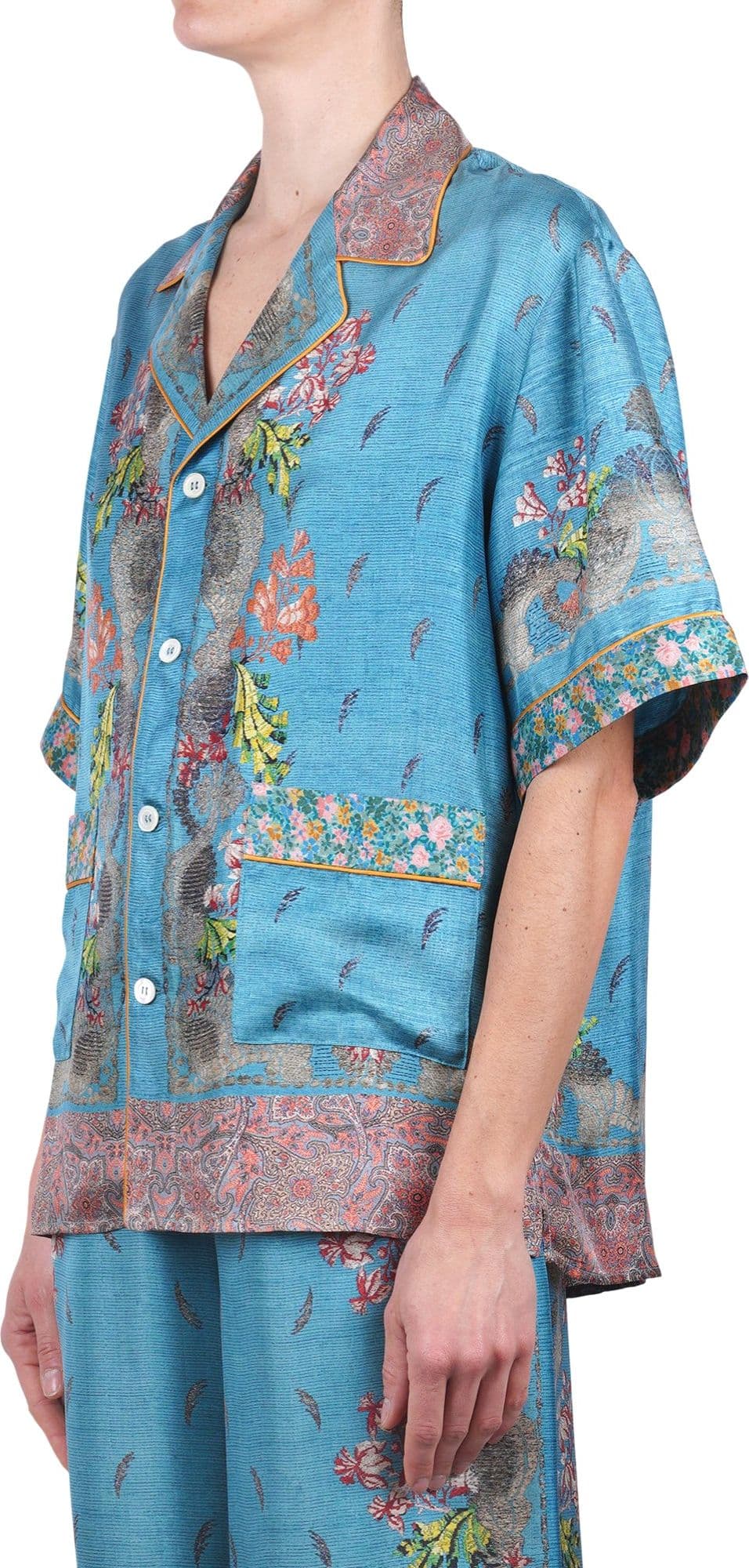 PIERRE-LOUIS MASCIA Pierre-Louis Mascia - Camicia - 470094 - Fantasia Turchese - 4