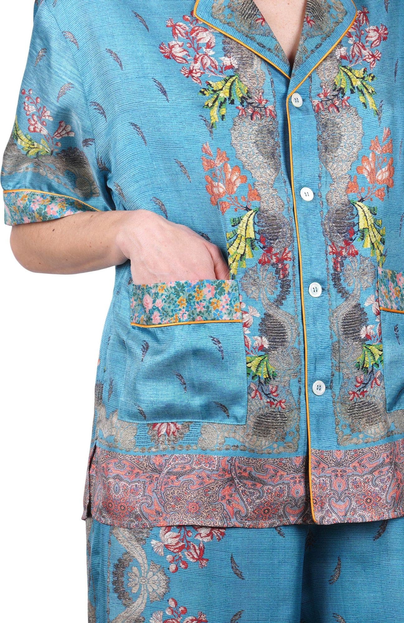PIERRE-LOUIS MASCIA Pierre-Louis Mascia - Camicia - 470094 - Fantasia Turchese - 6