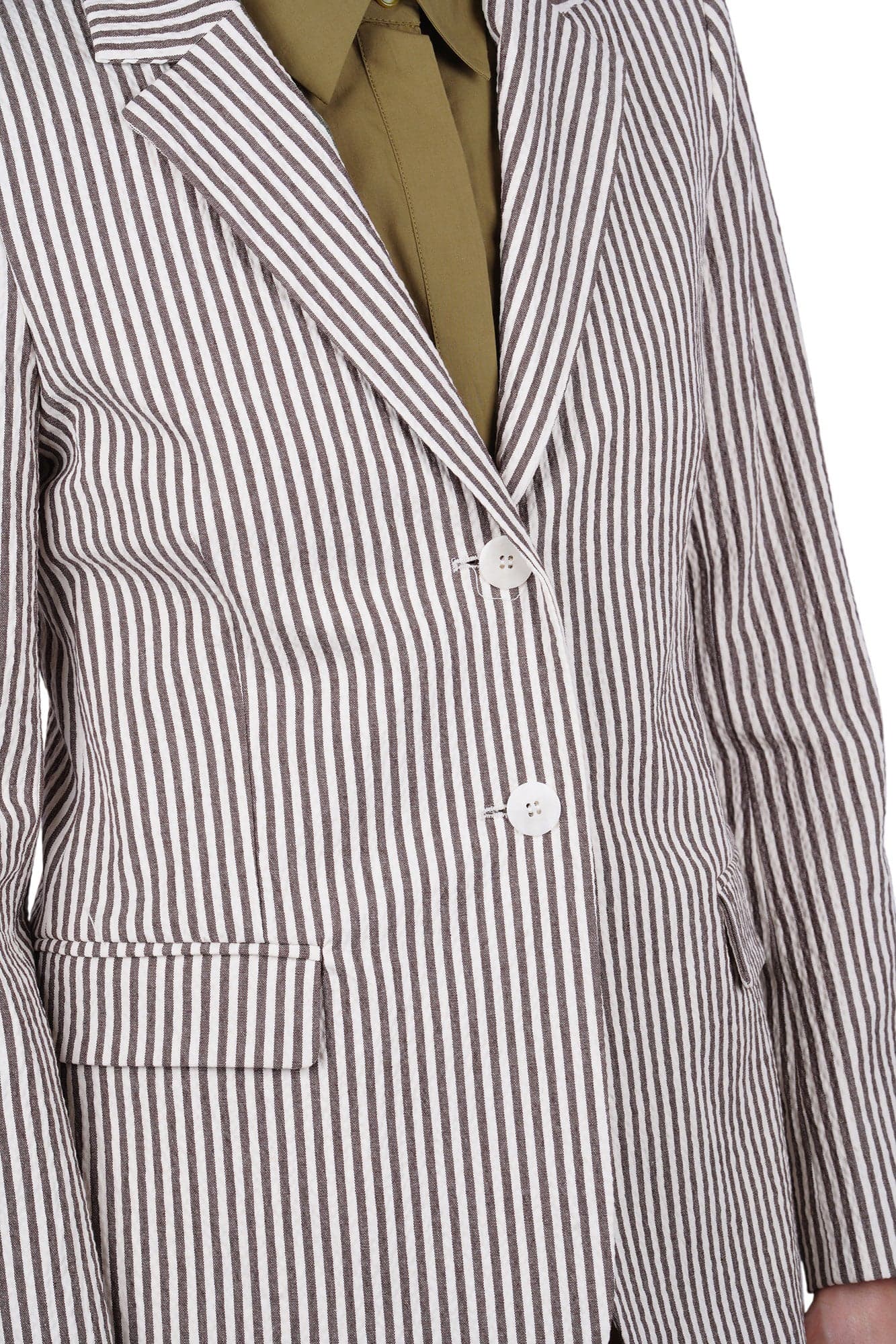 OTTOD'AME Ottod'ame - Giacca - 470731 - Panna/Cioccolato - 6