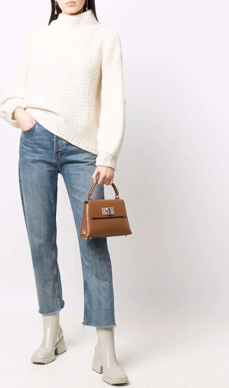 FURLA Furla - Borsa a Mano Marrone da Donna - 4