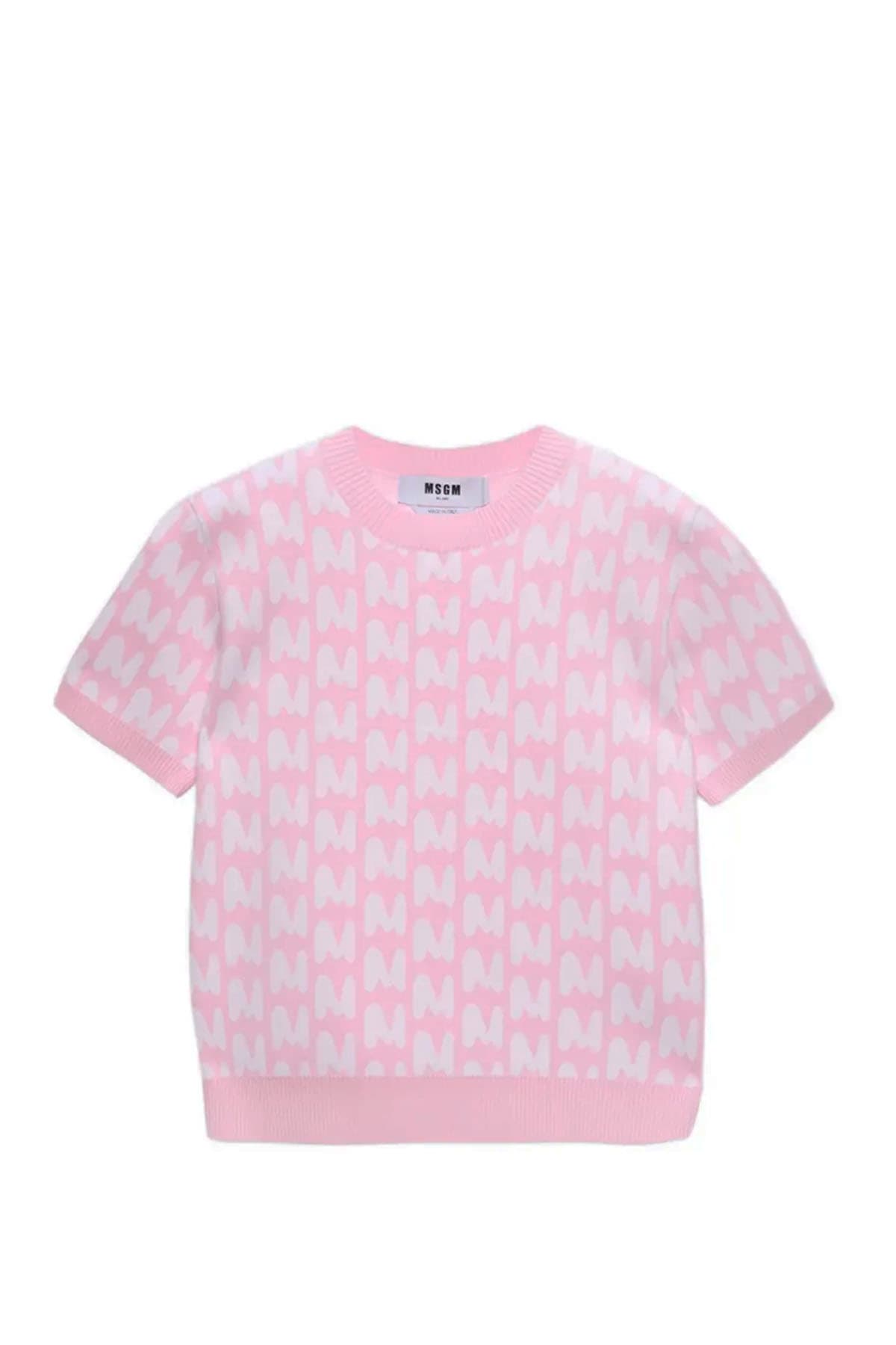 MSGM  Maglie Pink/white - 5