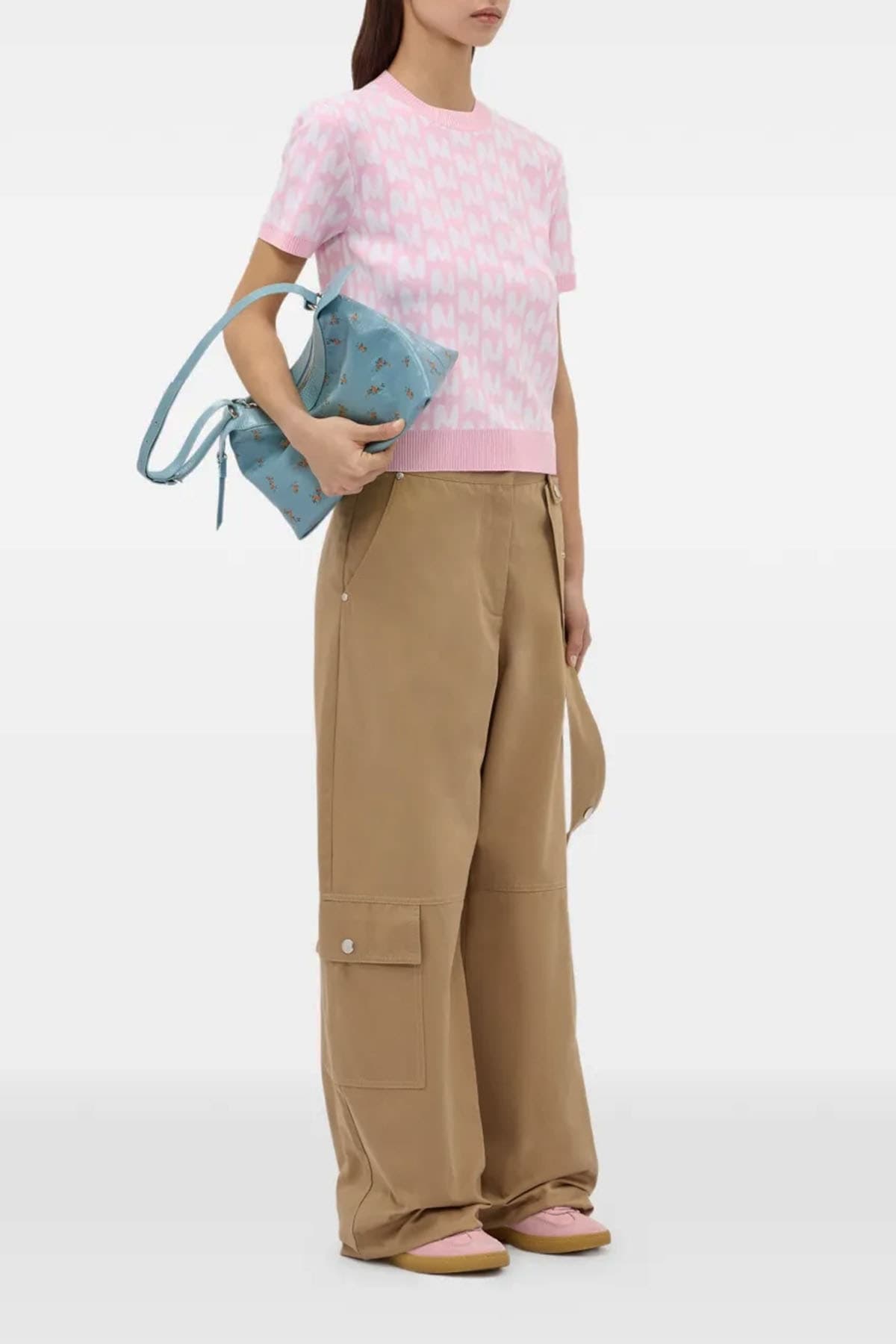 MSGM  Maglie Pink/white - 2