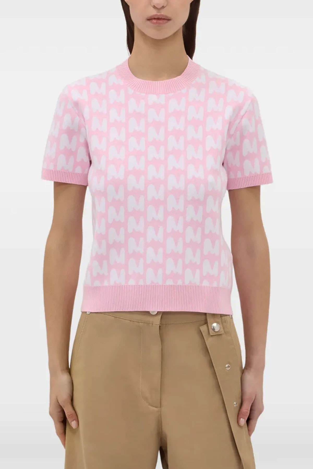 MSGM  Maglie Pink/white - 3
