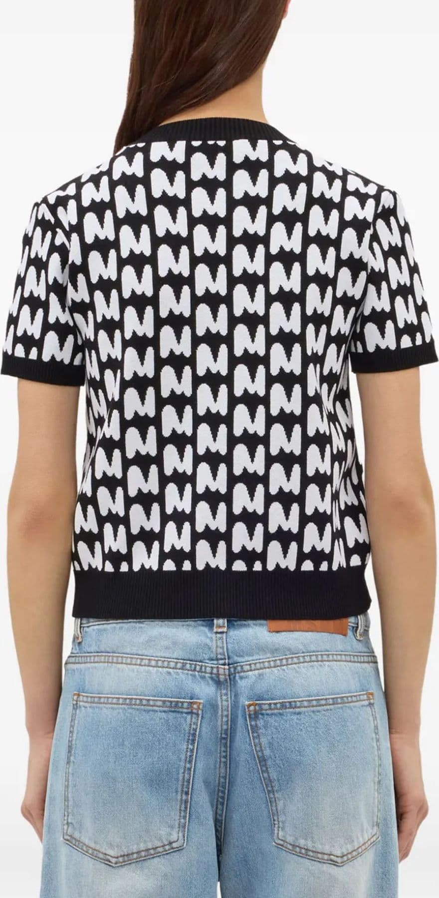 MSGM  Maglie Black/white - 4