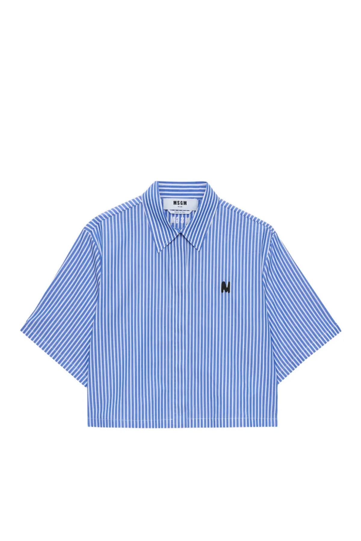 MSGM  Camicie Blue/white - 4