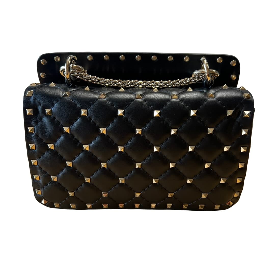 Valentino Garavani  Borsa a tracolla Rockstud spike in Pelle colore Nero - 2