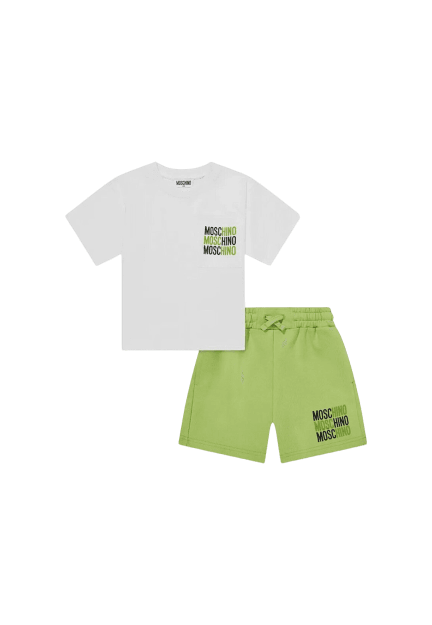 moschino Completo Bambino Moschino HMG00R_LIME - 6